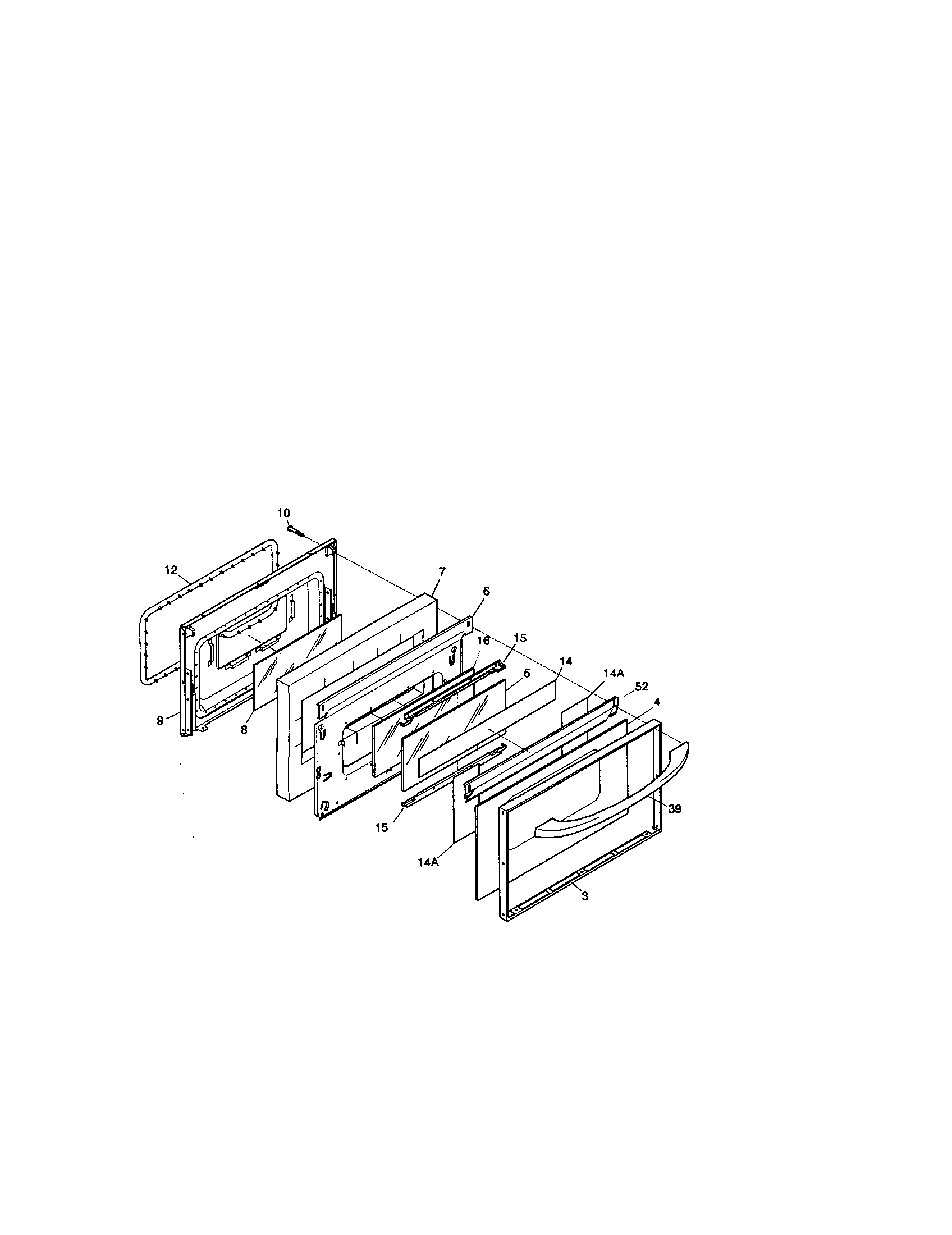 Kenmore 79075658002 door diagram