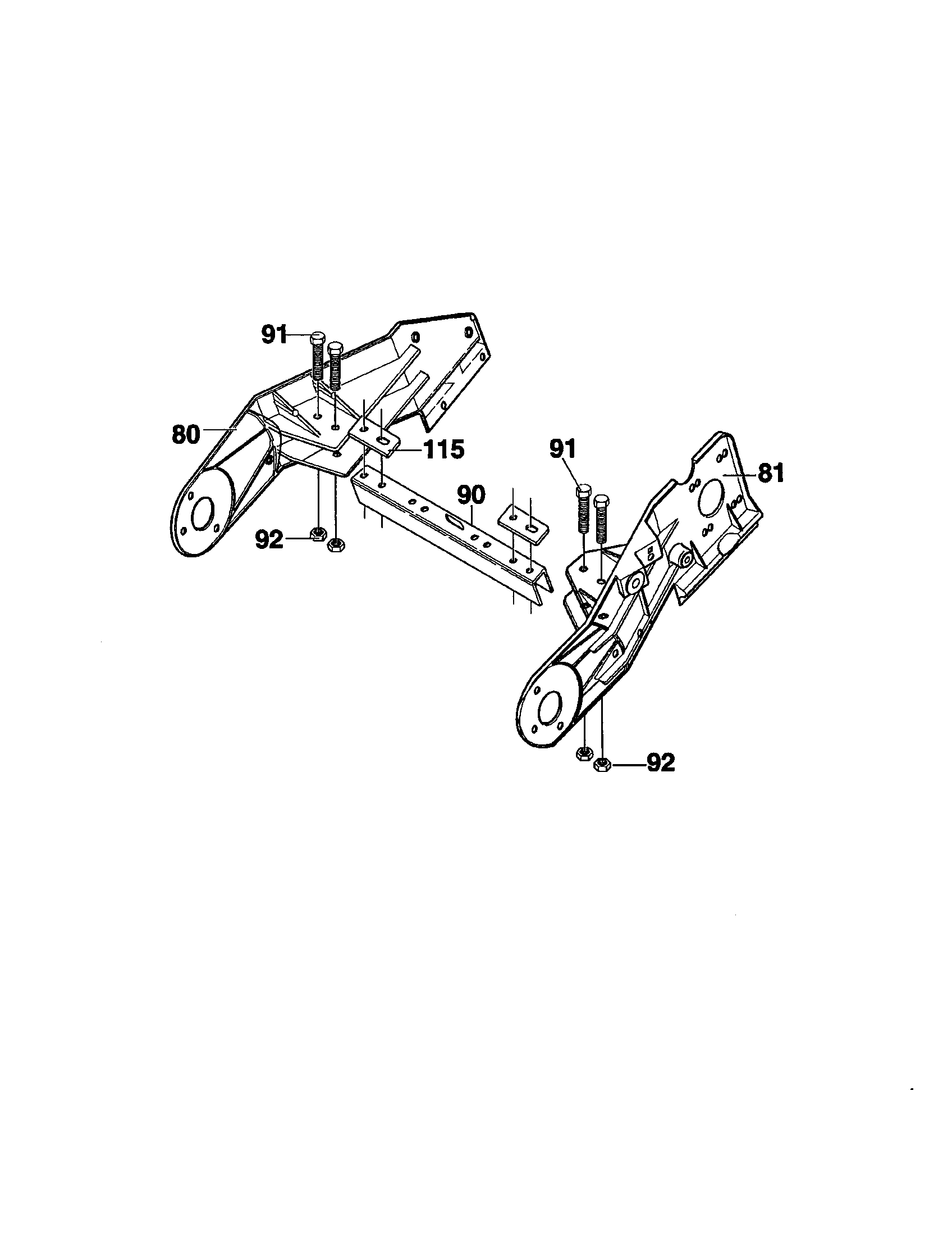 Craftsman 536882092 frame assembly diagram