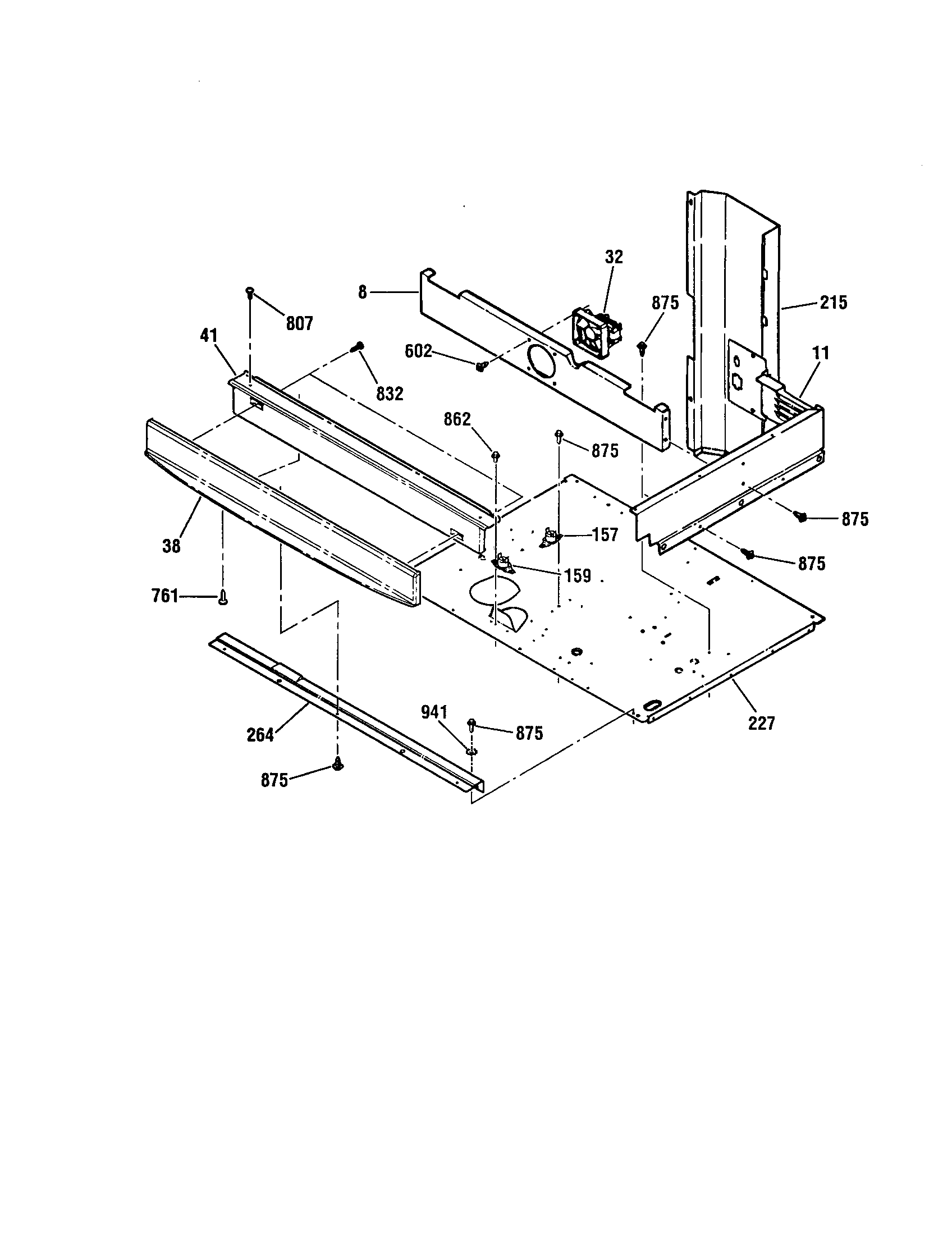 Kenmore Elite 91149014991 center space diagram
