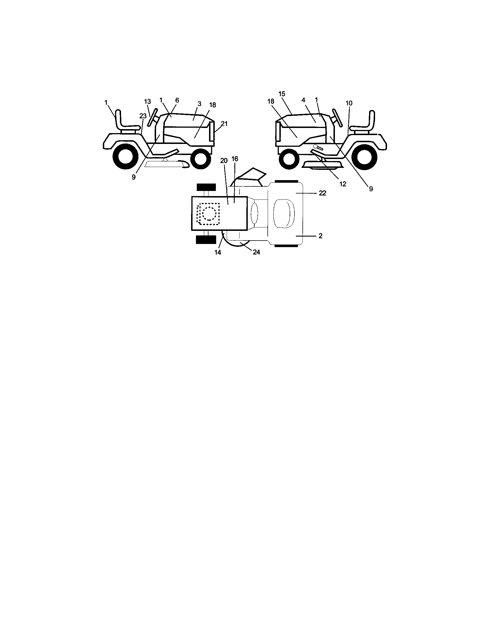 Craftsman 917272260 decals diagram