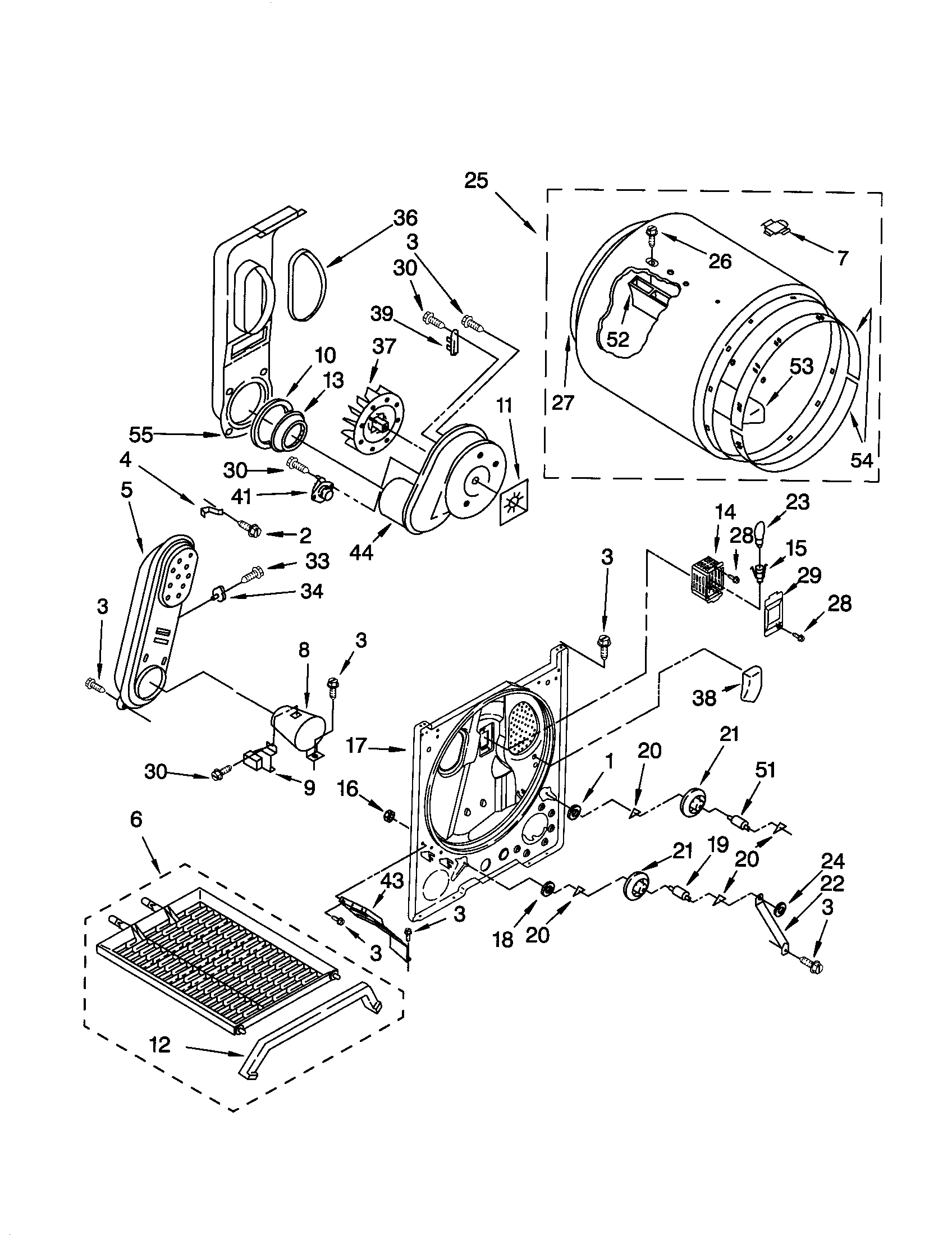 Kenmore 11072852100 bulkhead diagram
