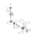 Kenmore 11022854100 brake/clutch/gearcase/motor/pump diagram