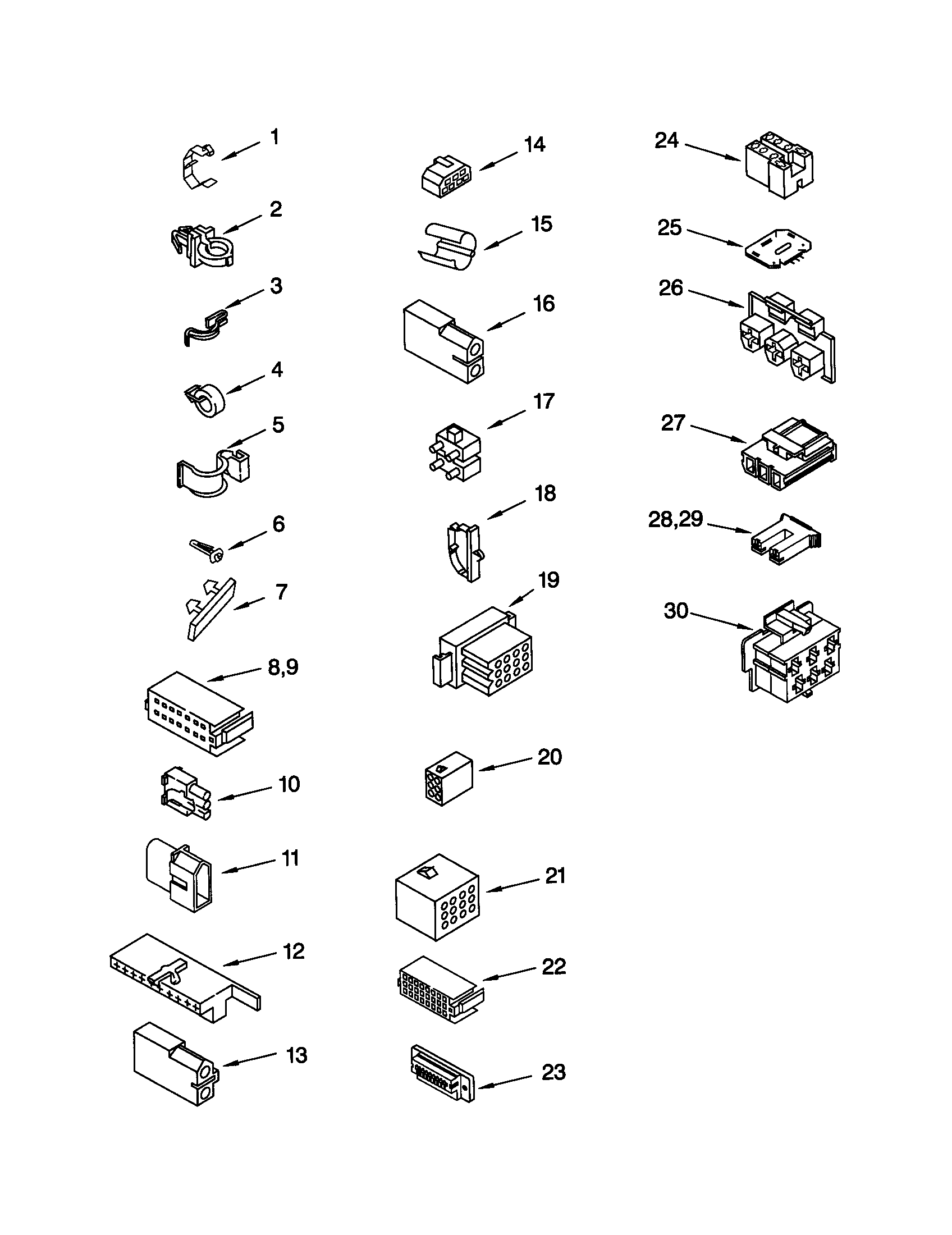 Kenmore 11022854100 wiring harness diagram