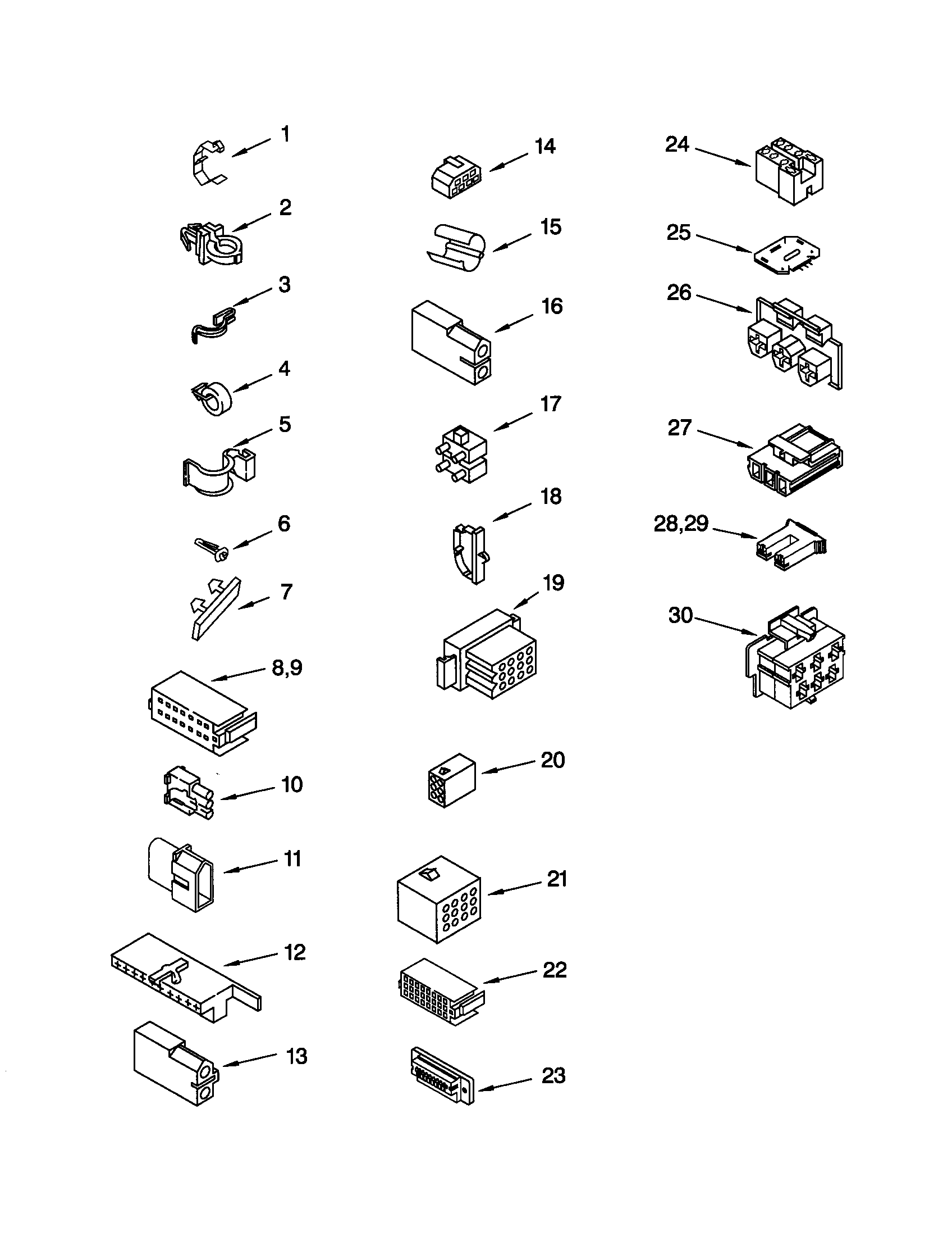 Kenmore 11022722100 wiring harness diagram