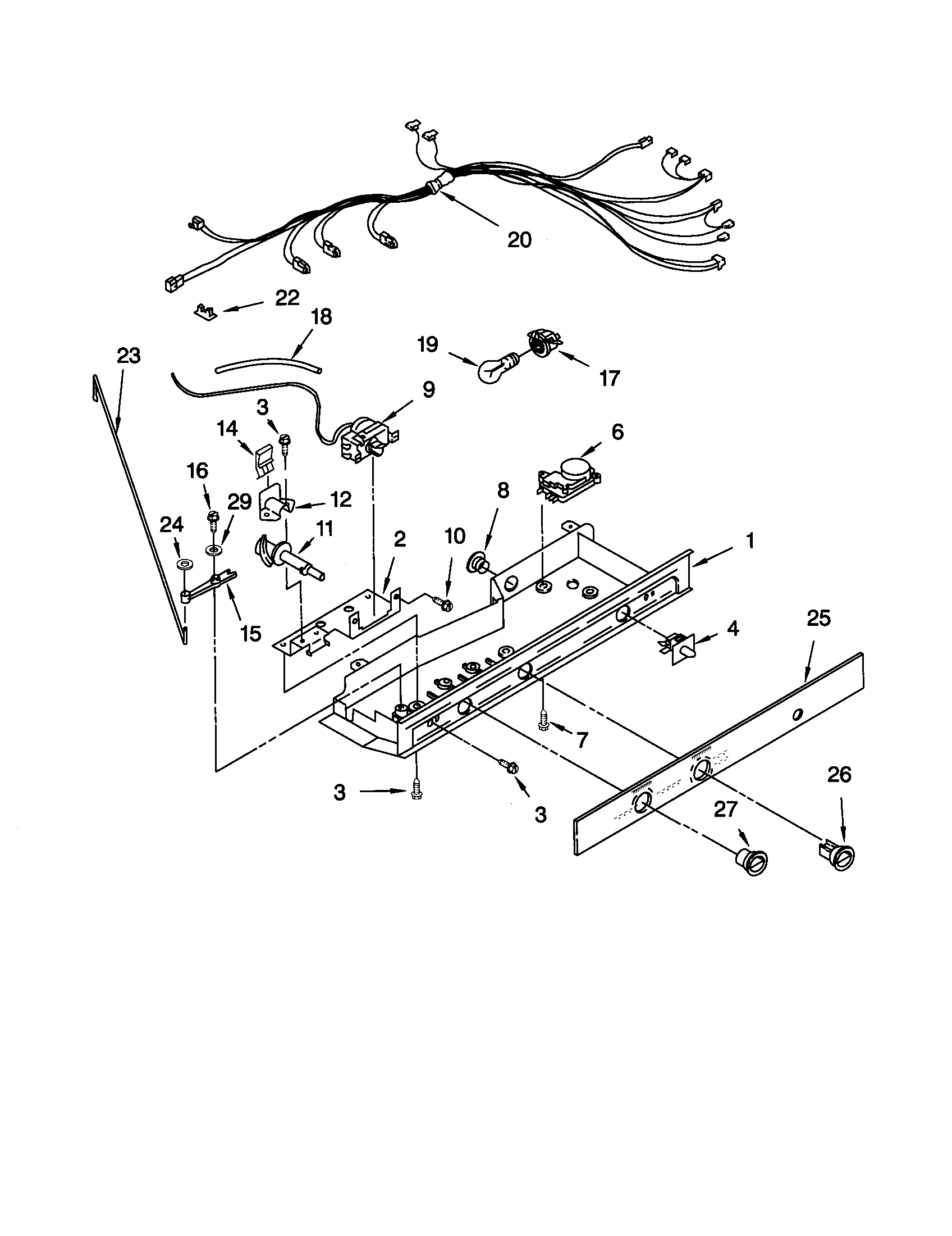 Kenmore 10652512100 control diagram