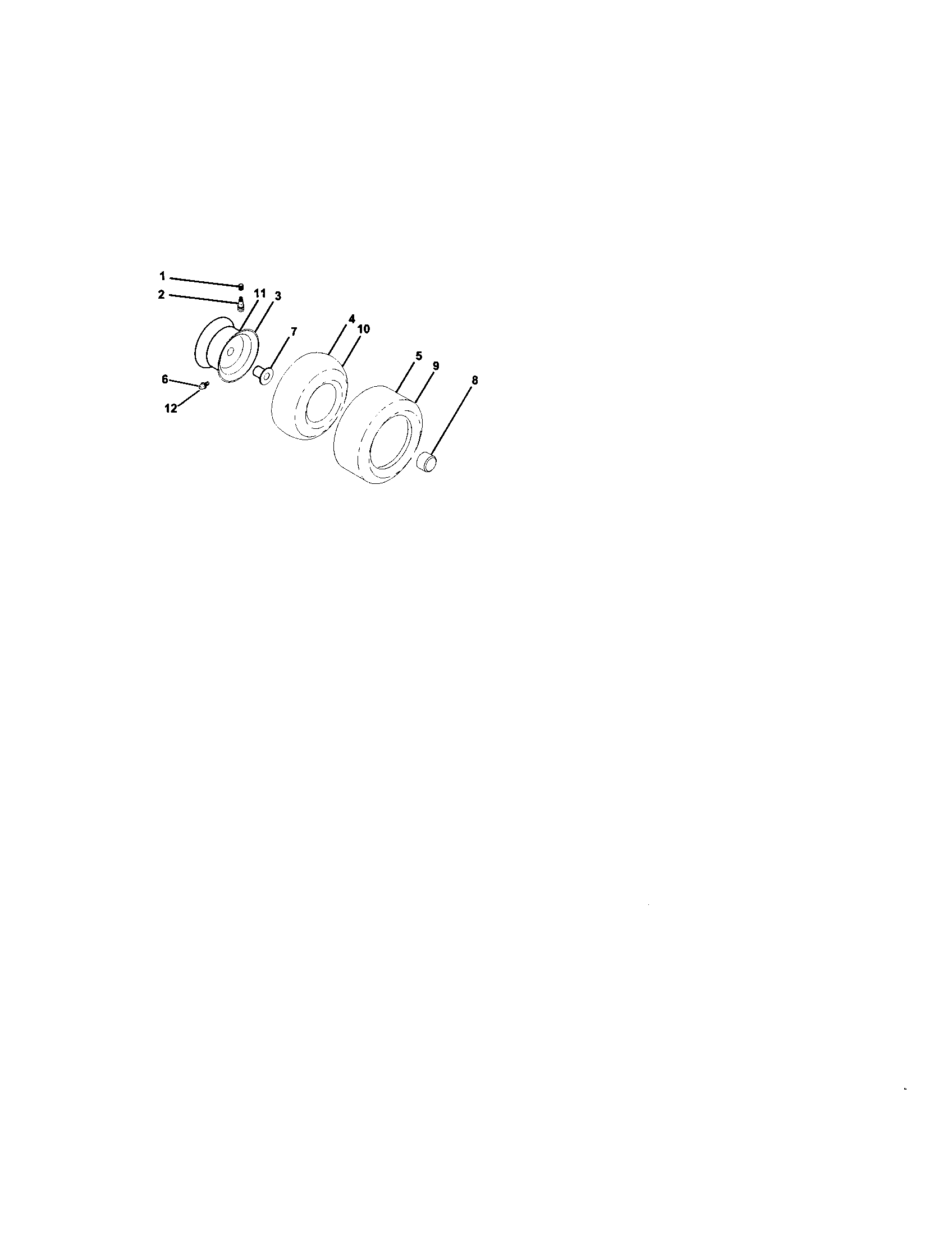 Craftsman 917275031 wheels and tires diagram