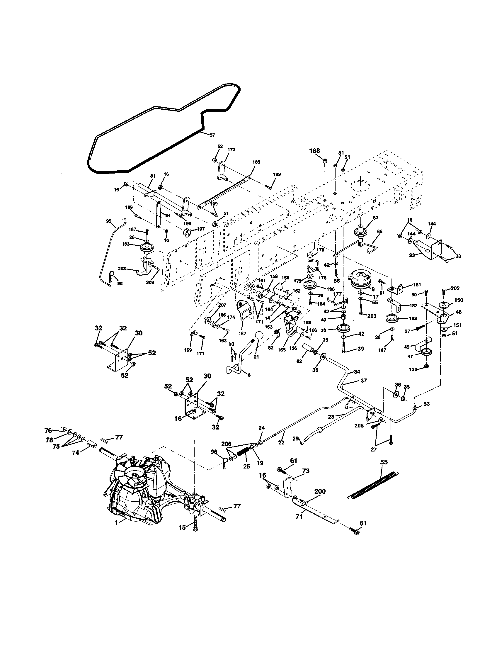 Craftsman 917259121 drive diagram