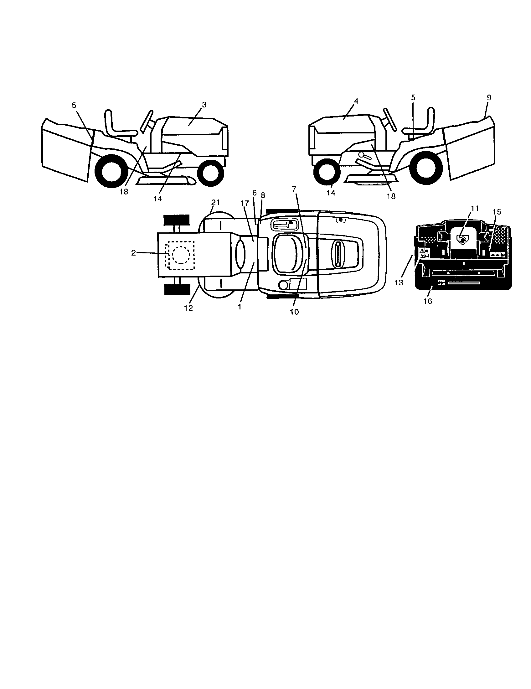 Craftsman 917259121 decals diagram