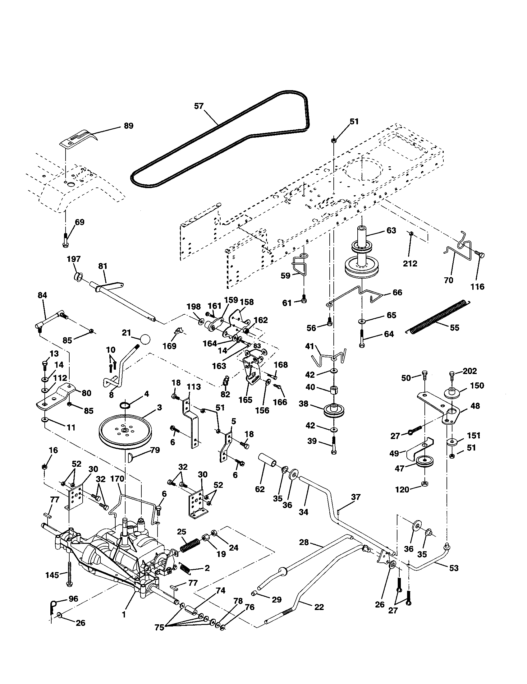 Craftsman 917250840 drive diagram