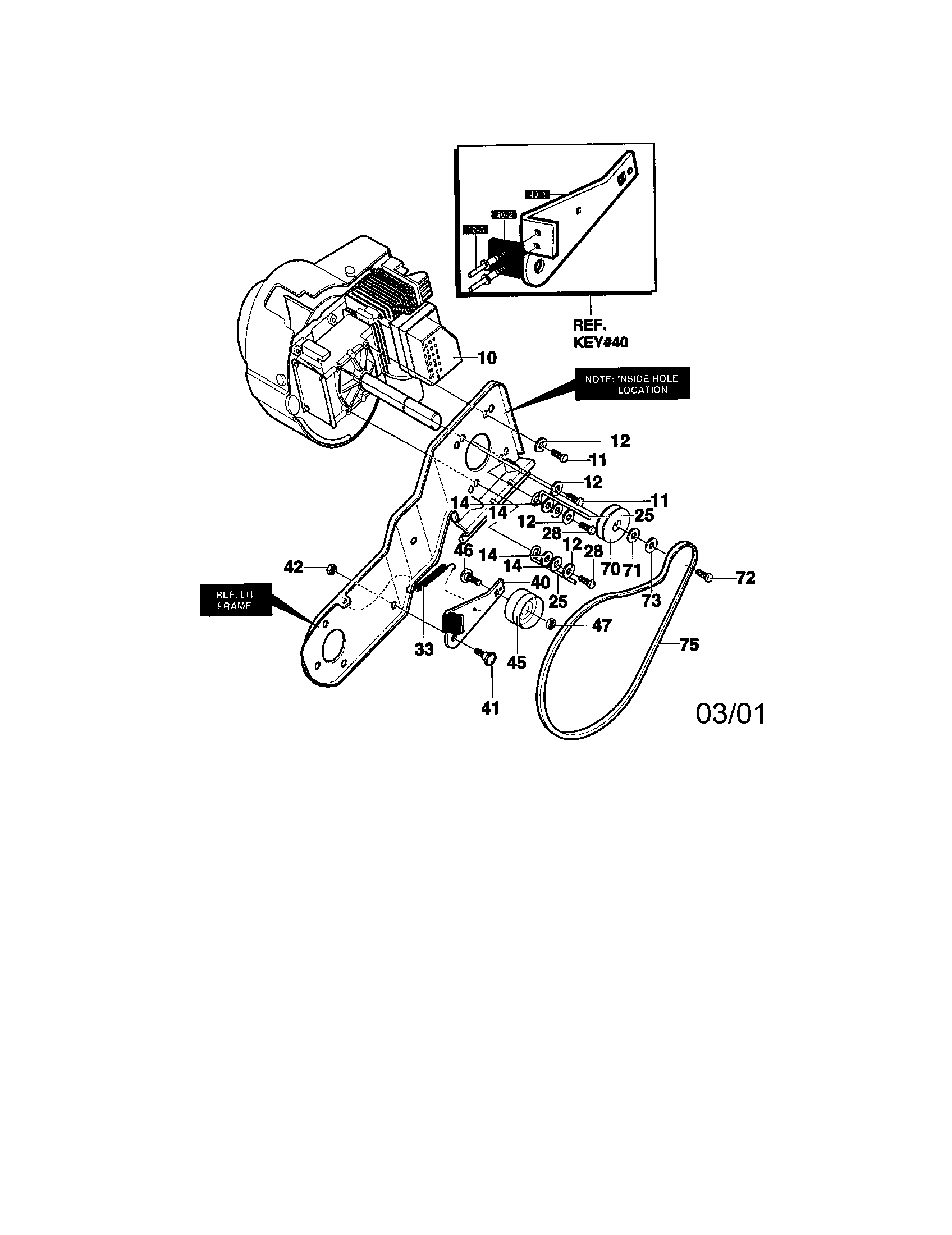 Craftsman 536885180 engine assembly diagram