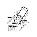 Craftsman 536885150 handle assembly diagram