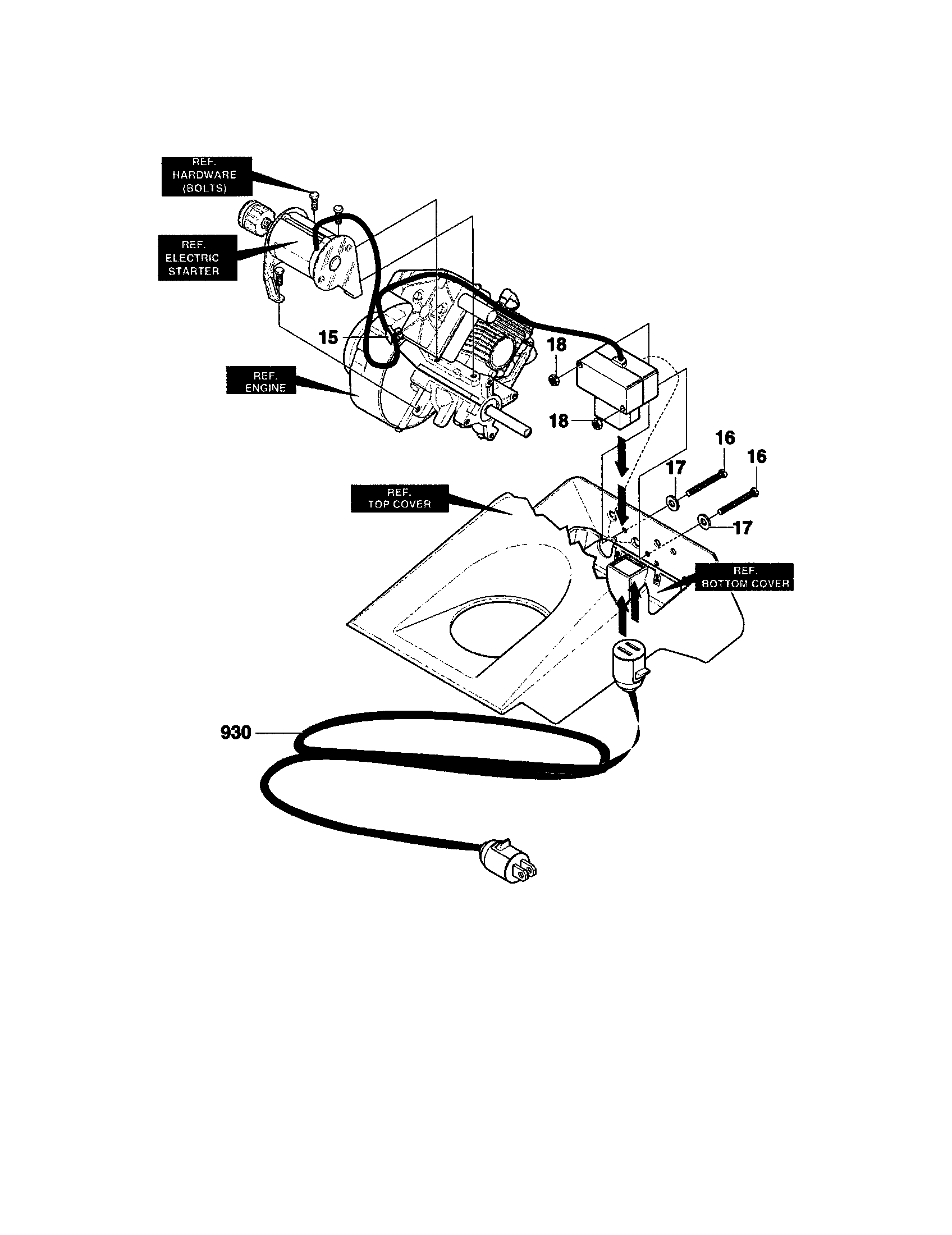 Murray 621500X89A electric starter diagram