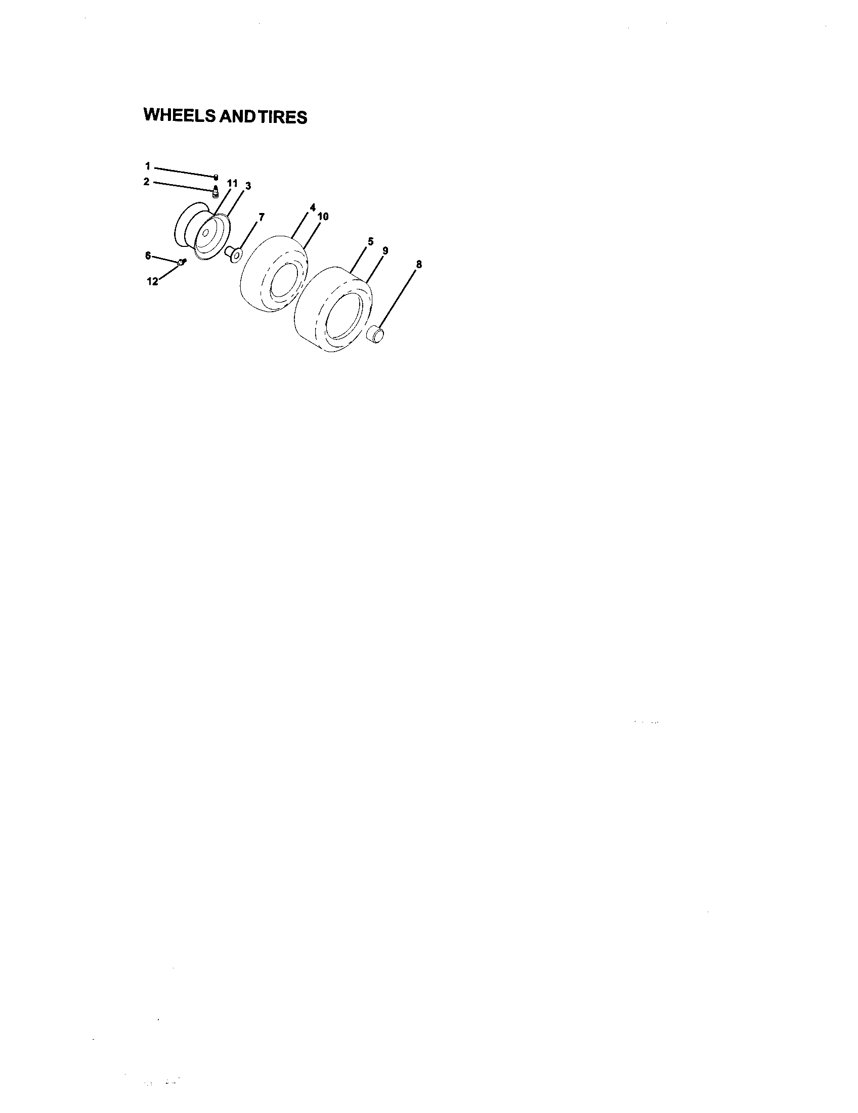 Craftsman 917275221 wheels and tires diagram