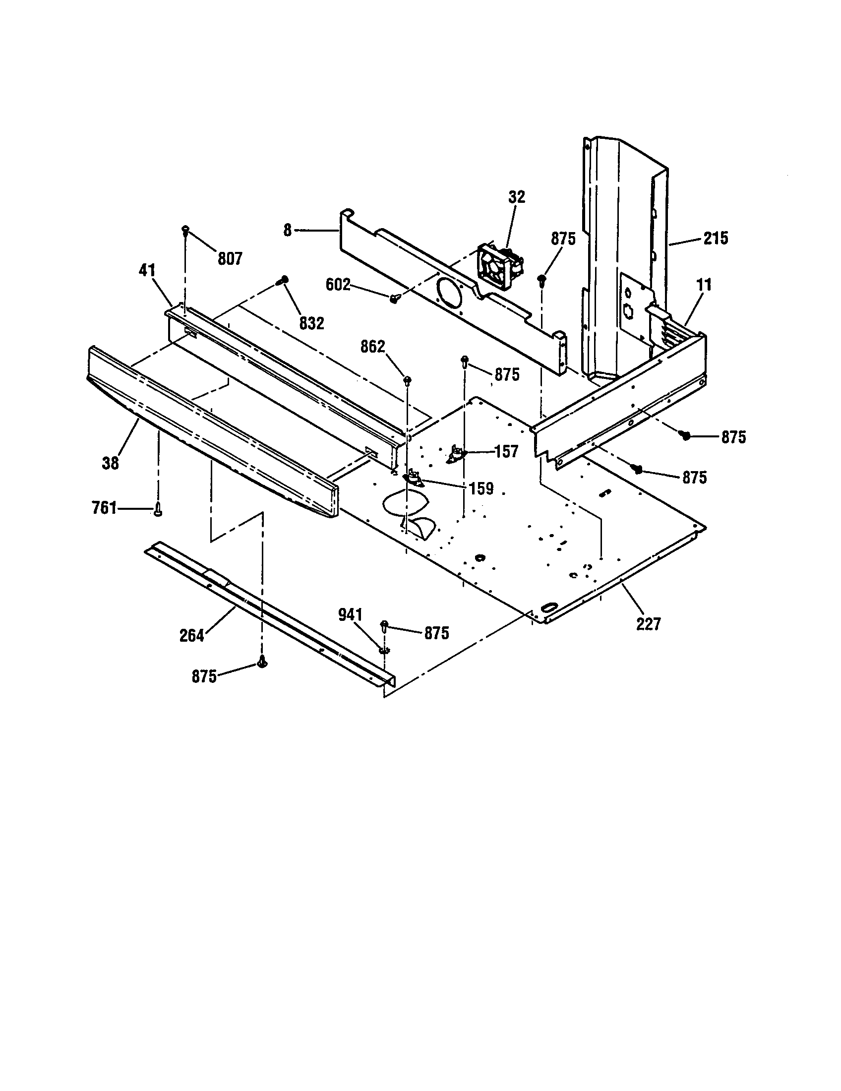Kenmore 91141189991 center space diagram