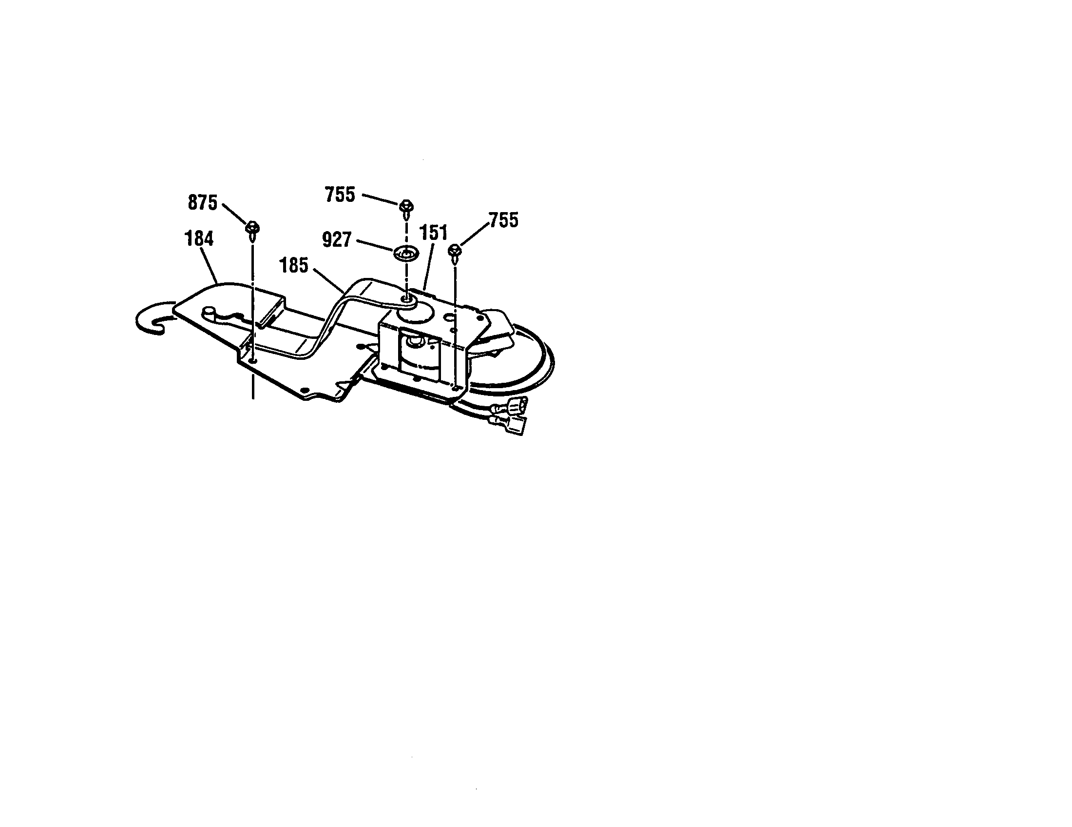 Kenmore 91141189991 door lock diagram