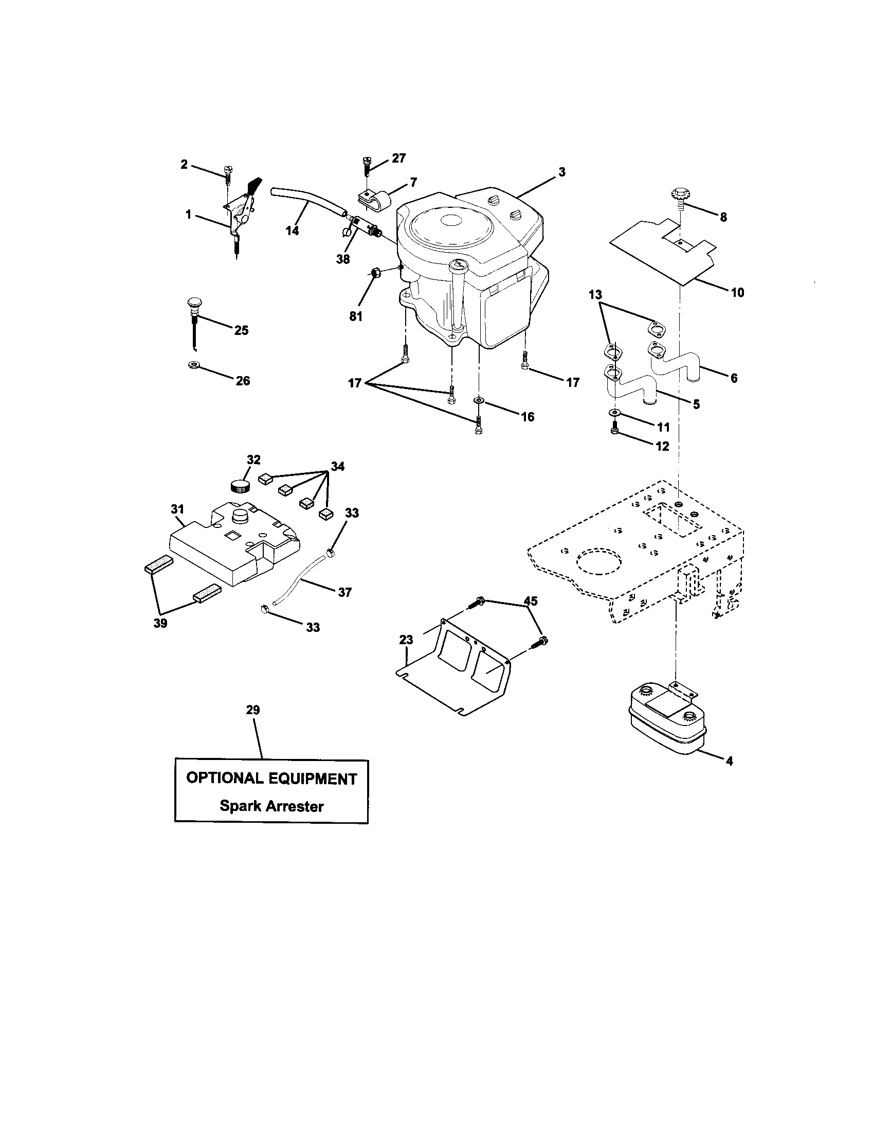 Craftsman 917271812 engine diagram