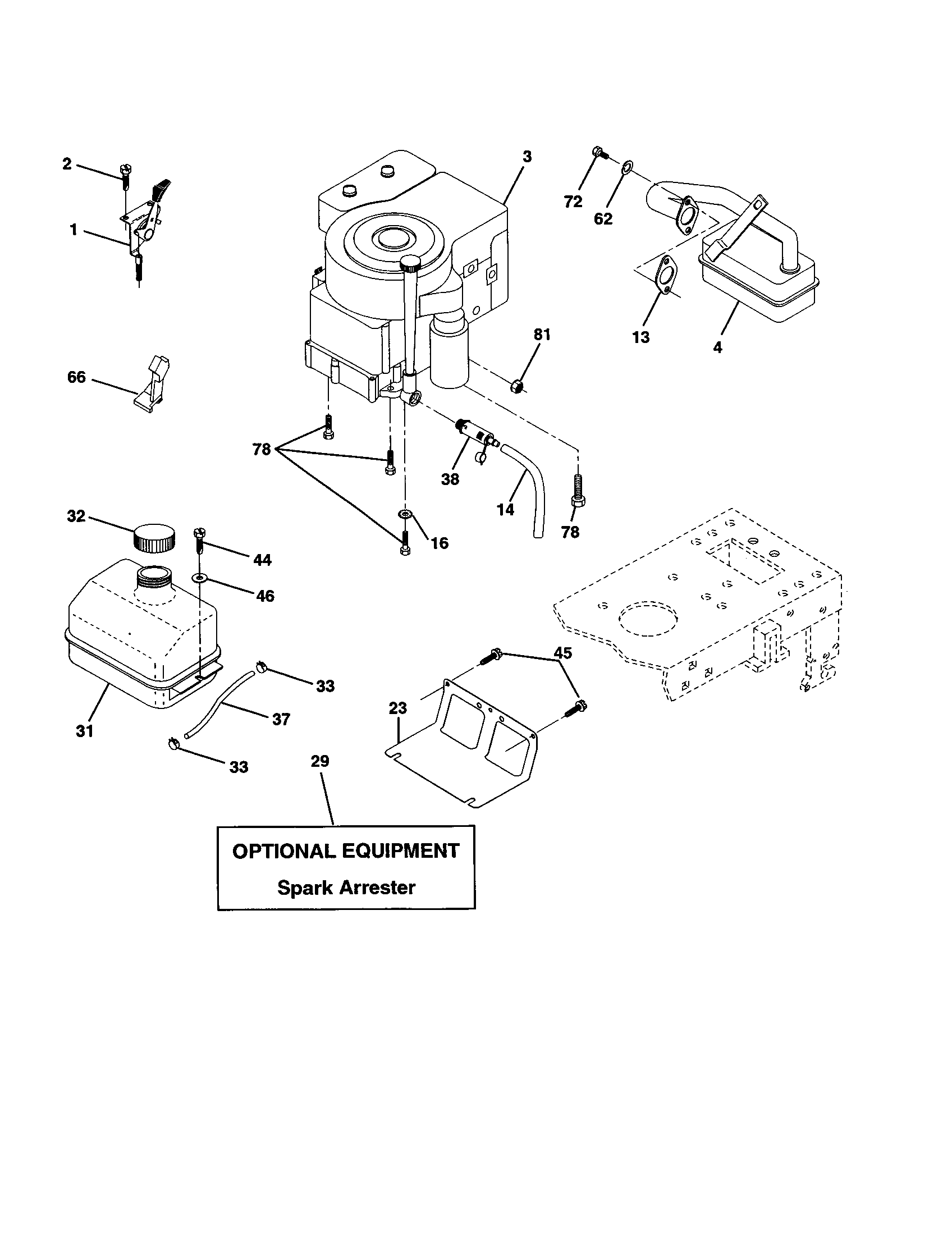 Craftsman 917253870 engine diagram