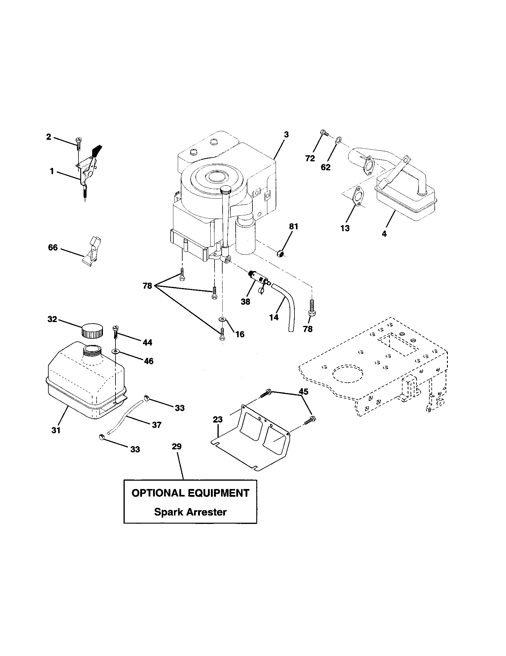 Craftsman 917253850 engine diagram