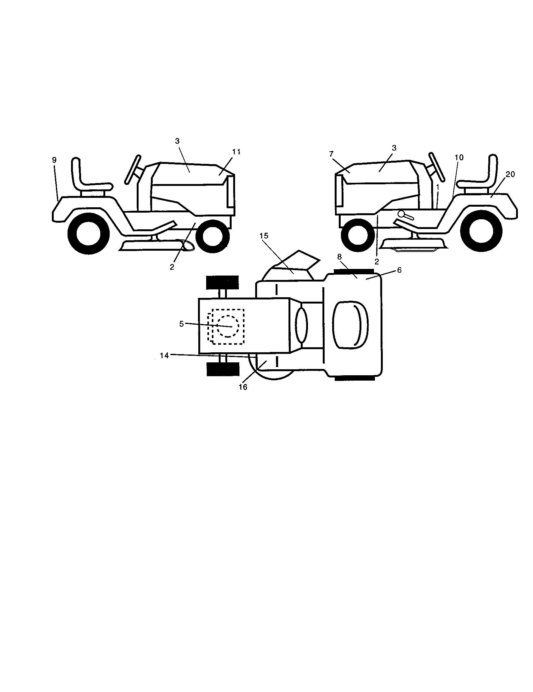 Craftsman 917253850 decals diagram