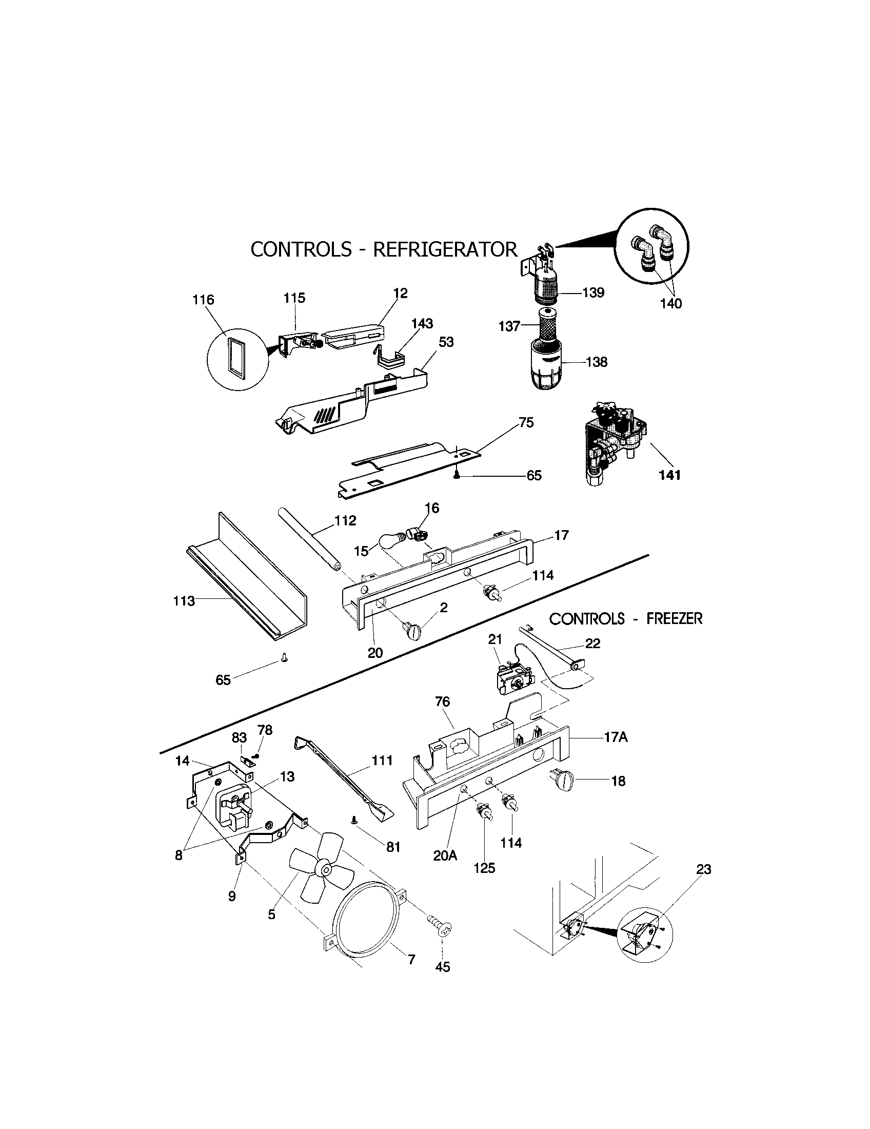 Kenmore 25350683002 controls diagram