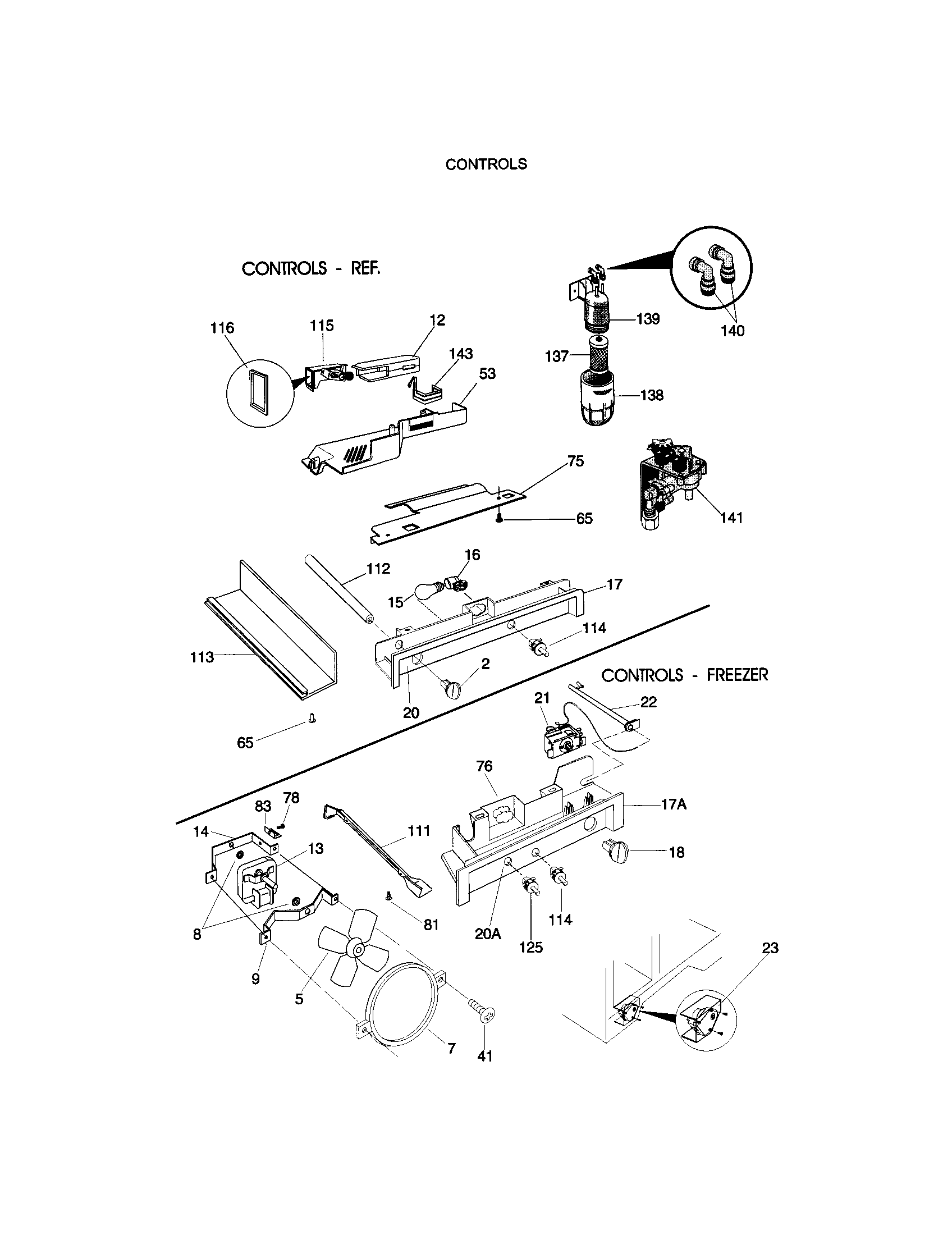 Kenmore 25359689995 controls diagram