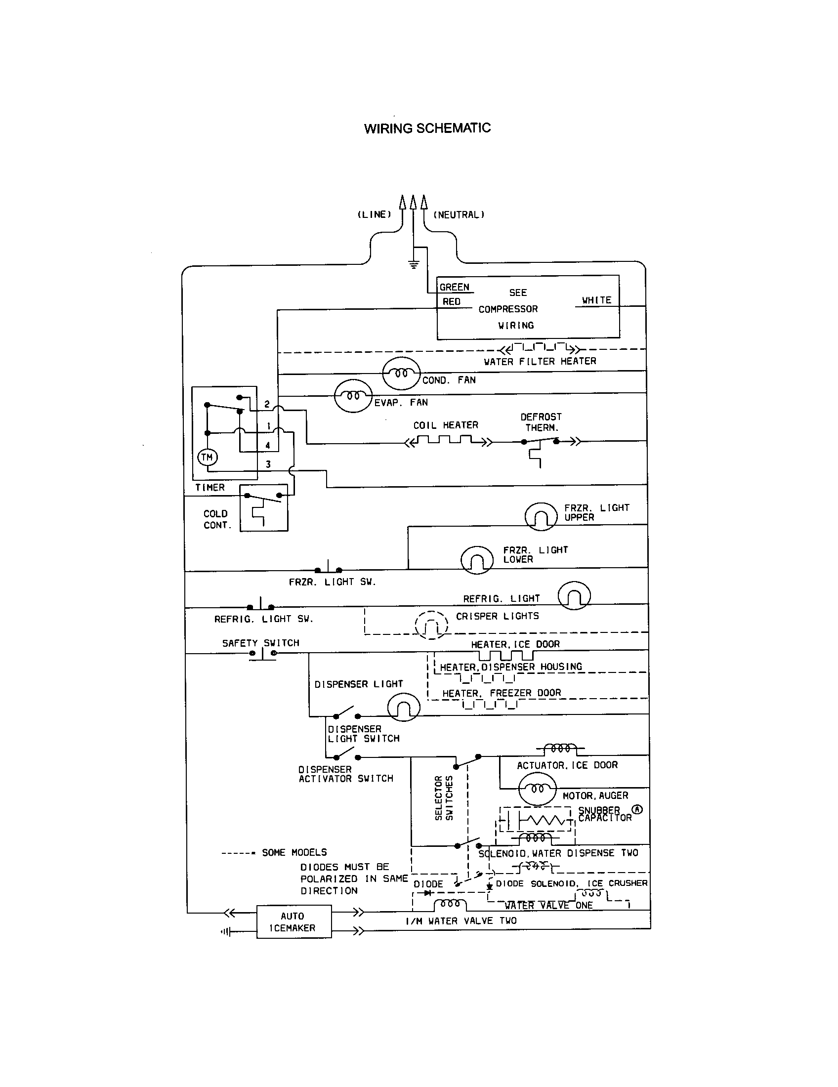 Kenmore 25359689995 wiring schematic diagram