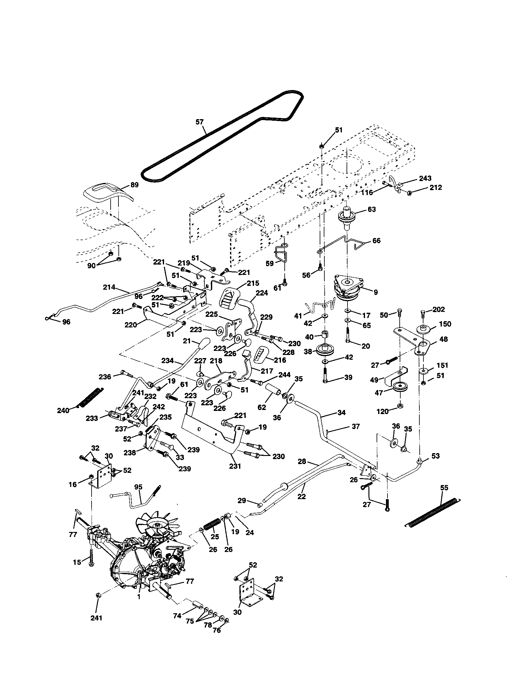 Craftsman 917251120 drive diagram