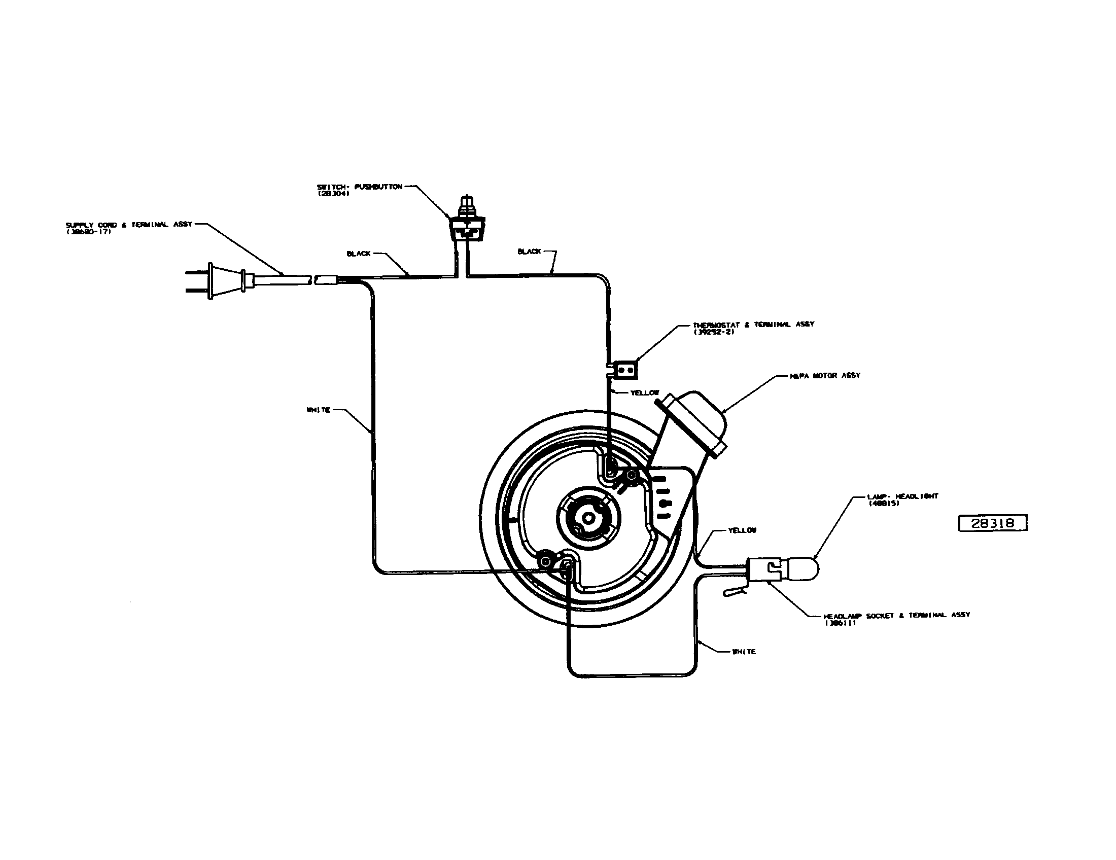 Eureka 4674AT wiring diagram