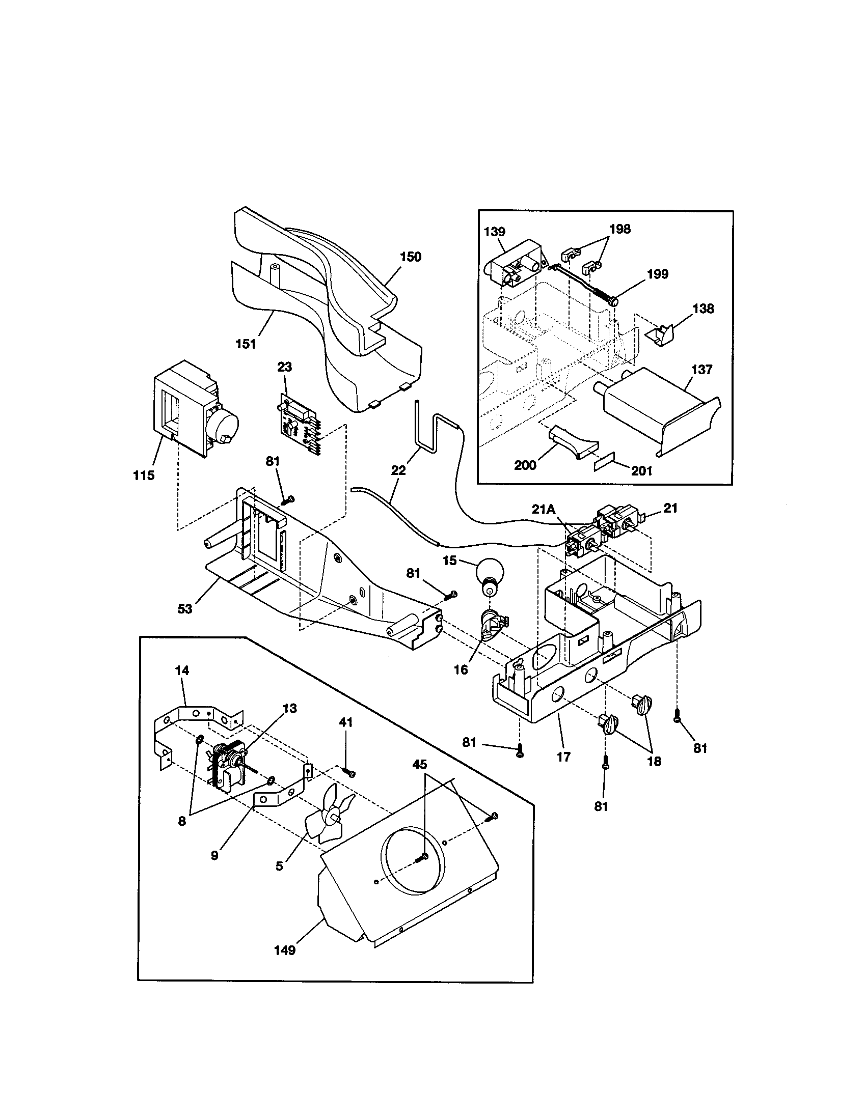 Kenmore 25351399101 controls diagram