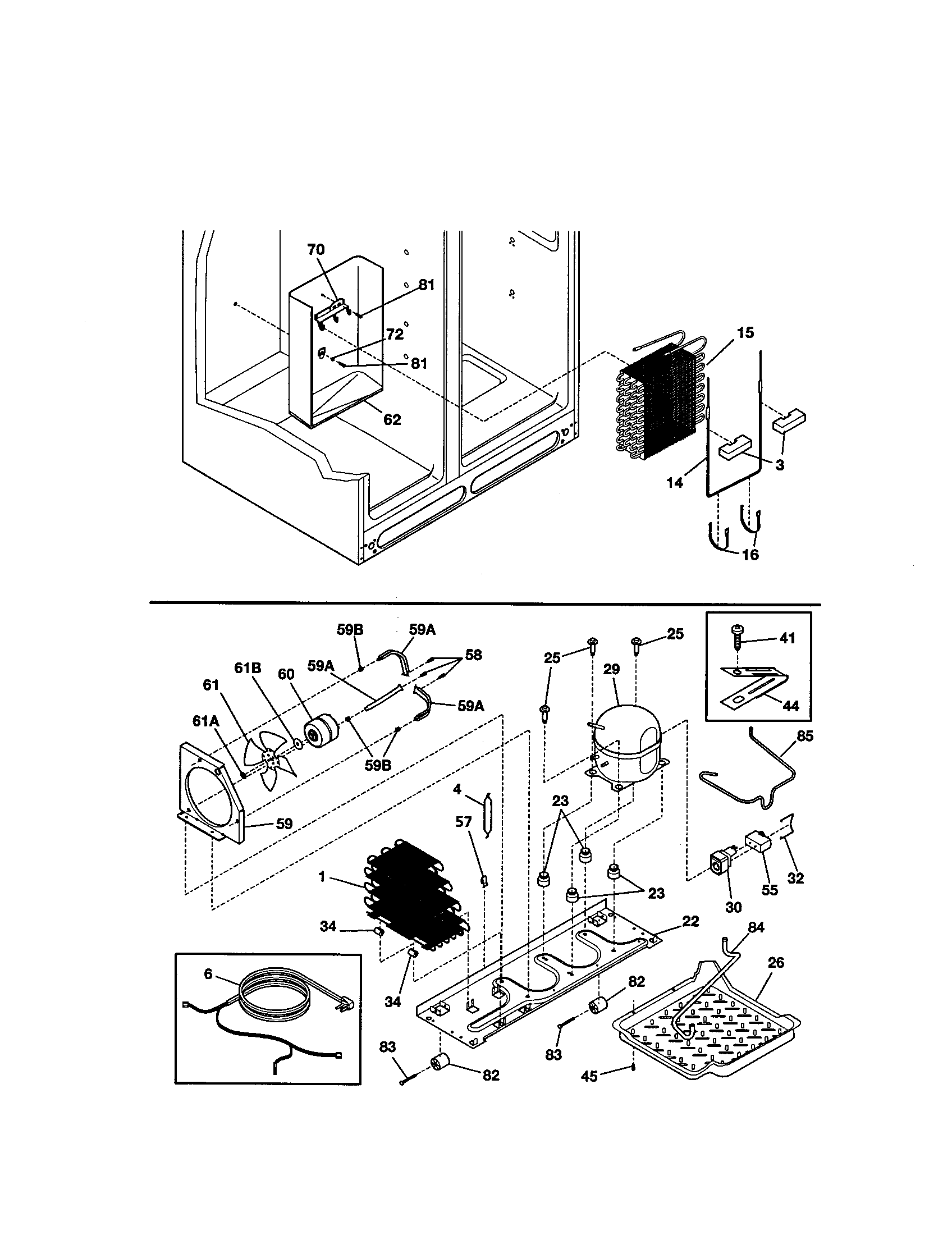 Kenmore 25351232101 system diagram