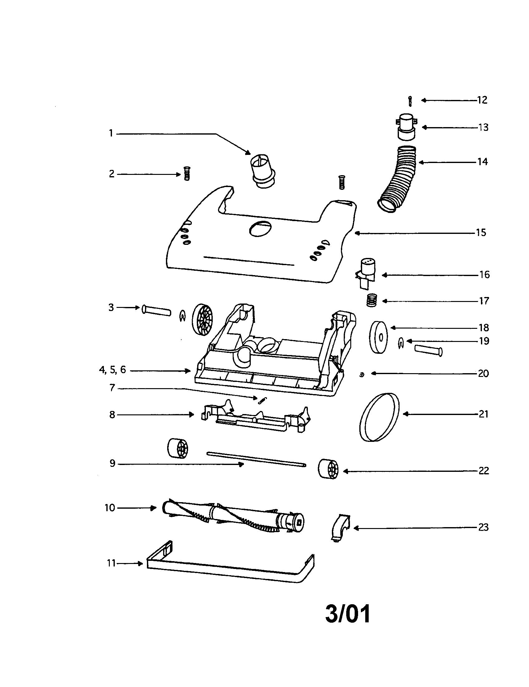 Eureka 4476BT-1 base diagram