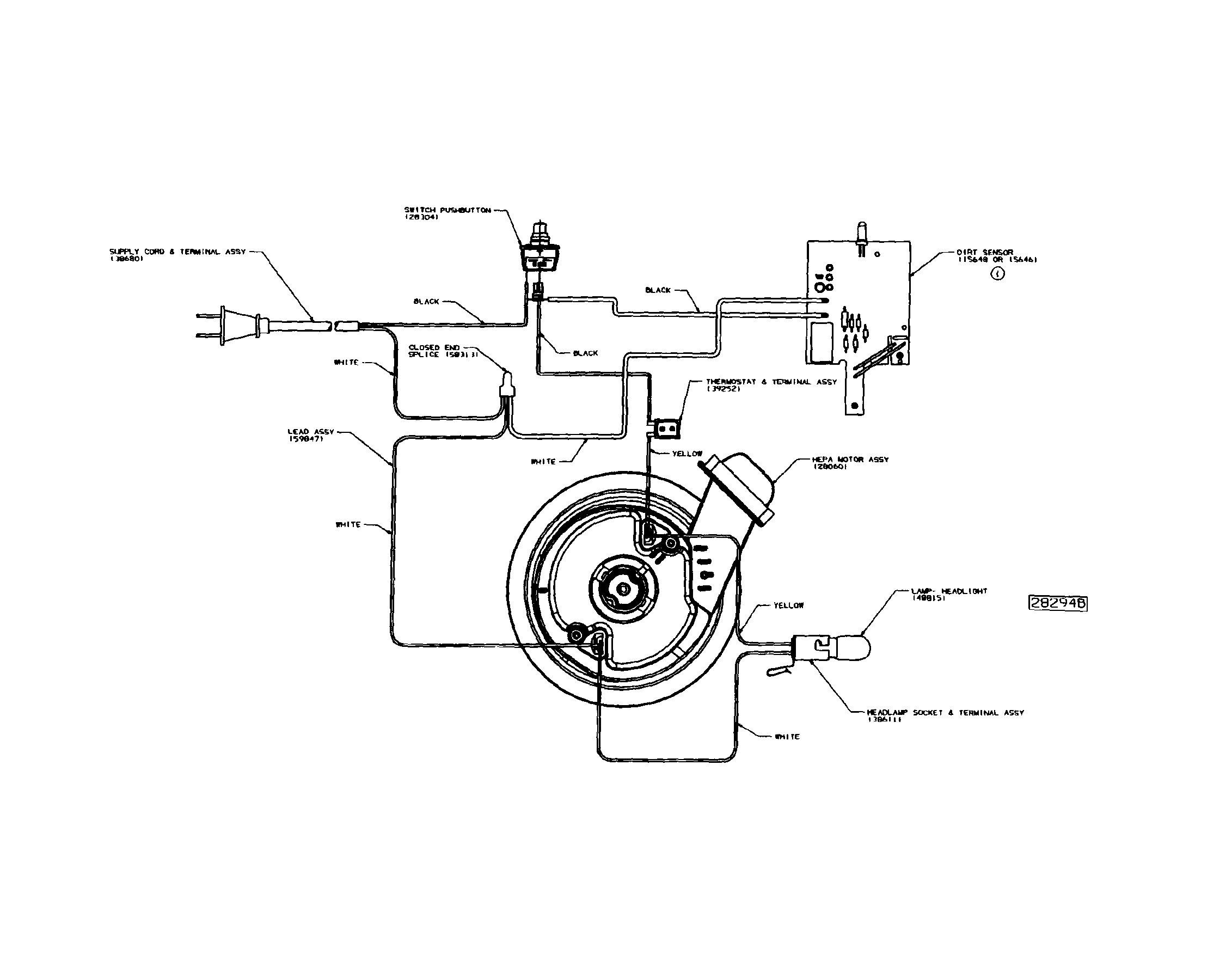 Eureka 4476BT-1 wiring diagram
