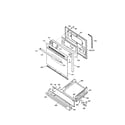Kenmore 36275201890 door and drawer diagram