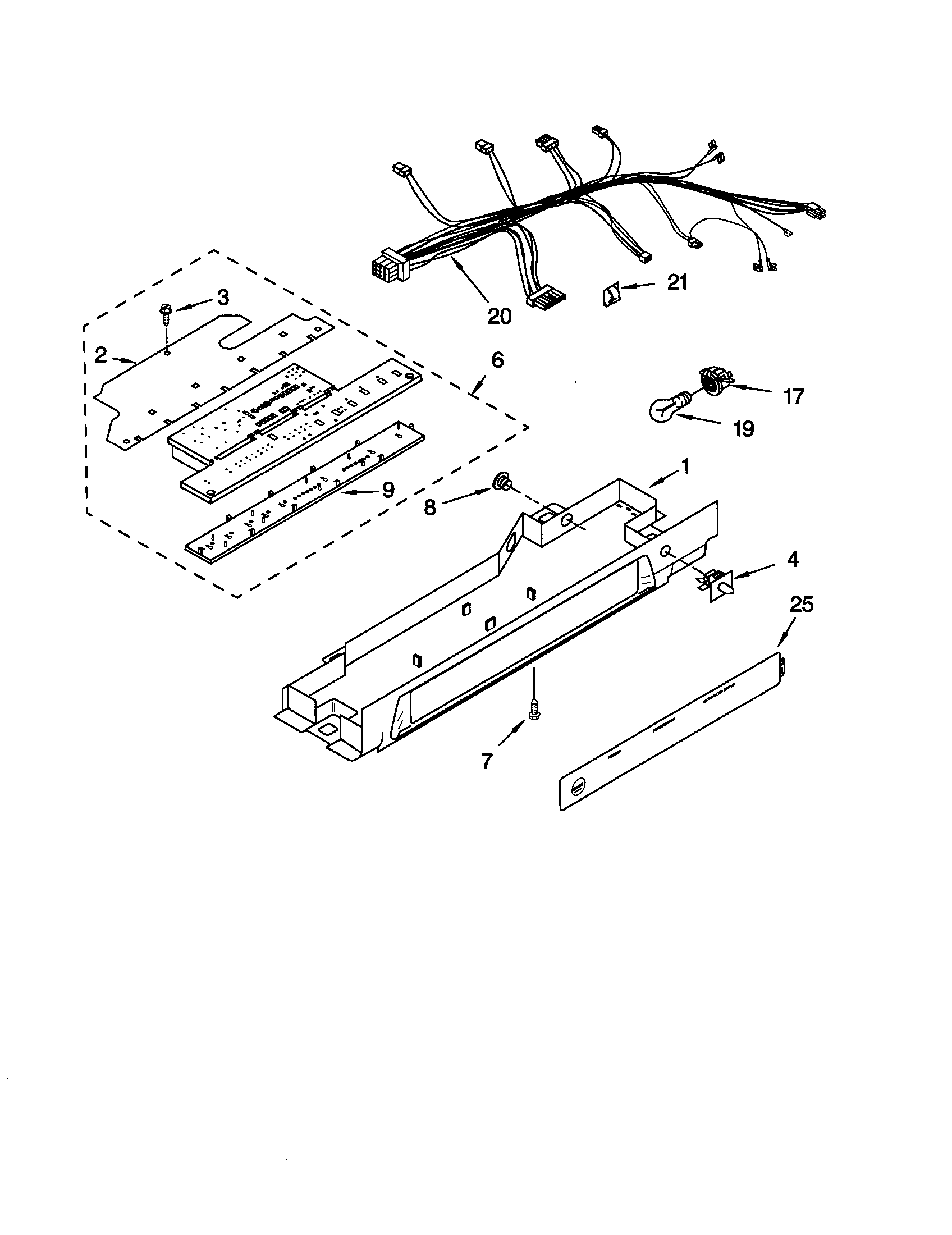 Kenmore 10652562100 control diagram