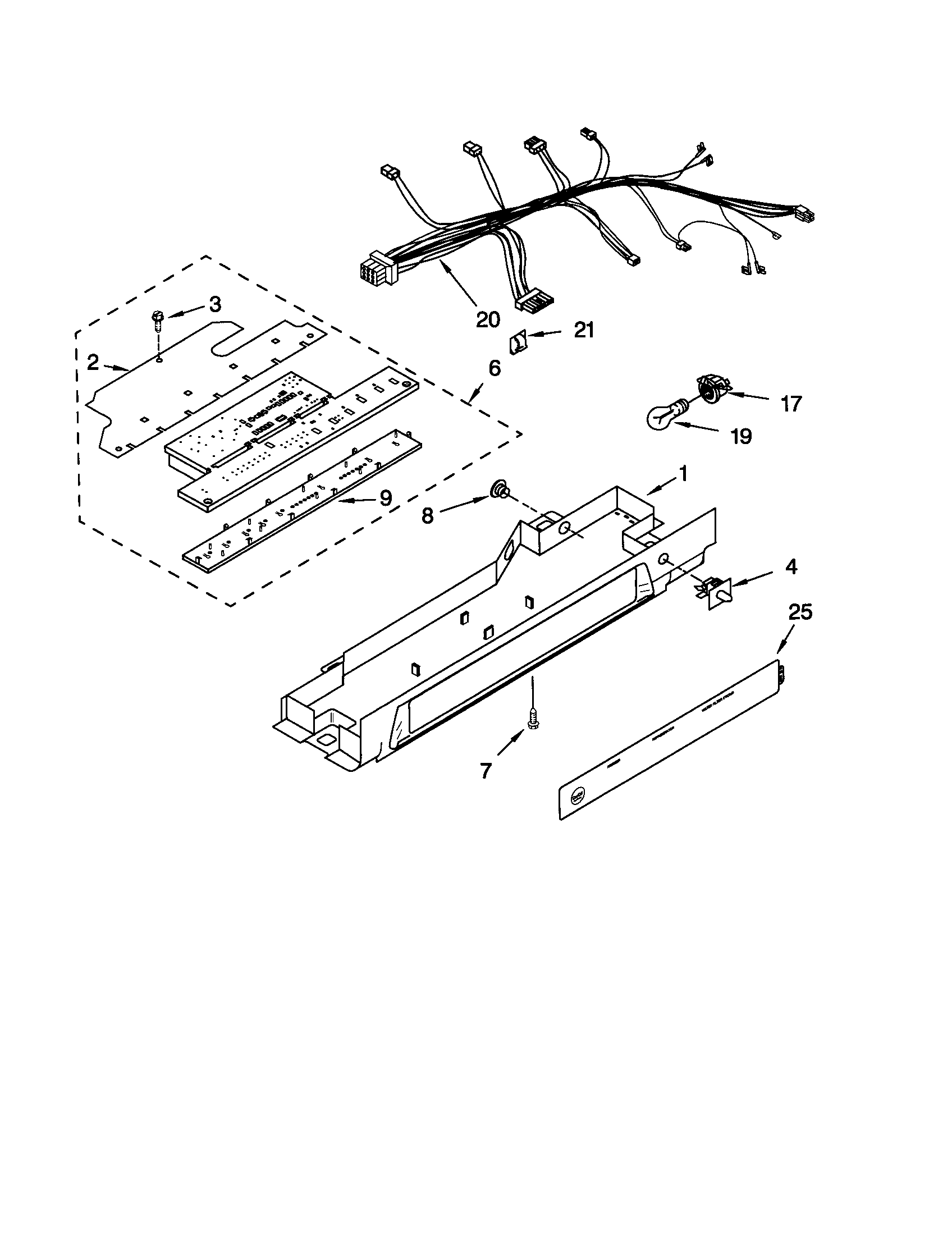 Kenmore 10652554100 control diagram