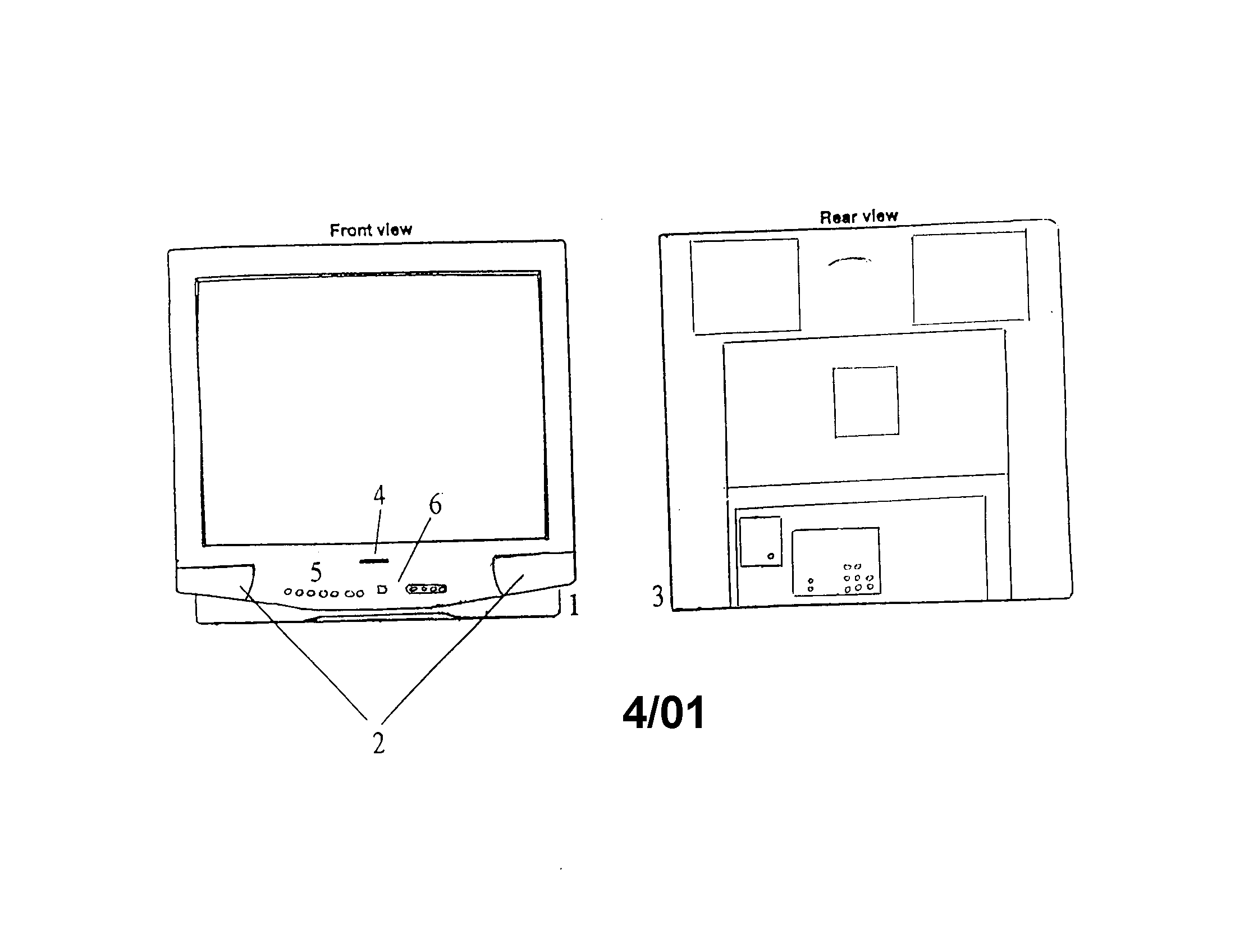 Panasonic CT-27D21E tv diagram