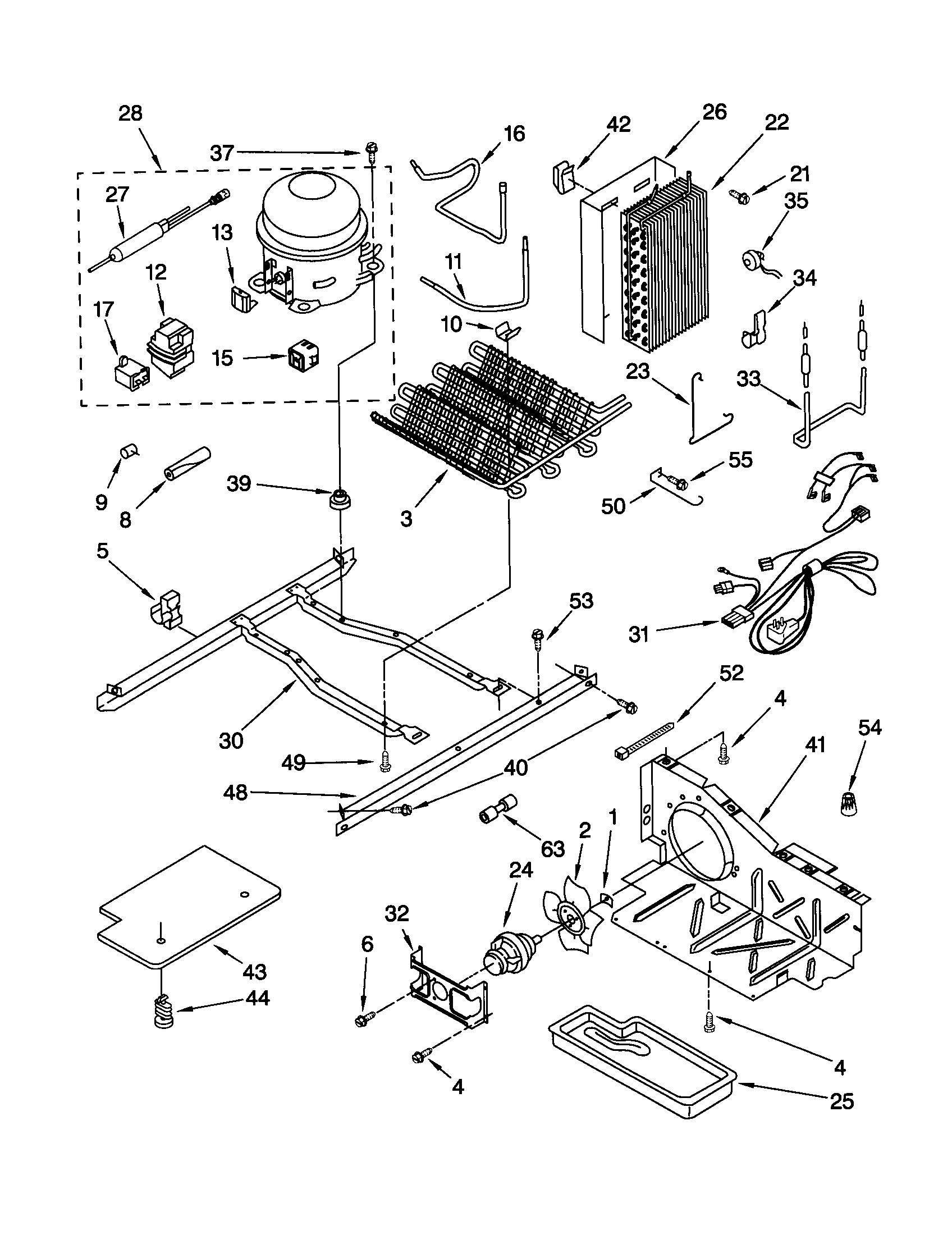 Kenmore 10652212100 unit diagram