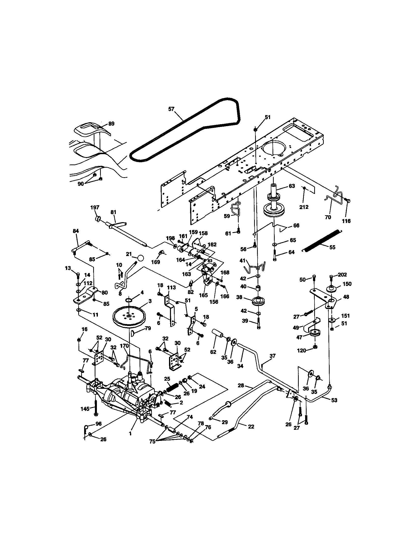 Craftsman 917272056 ground drive diagram