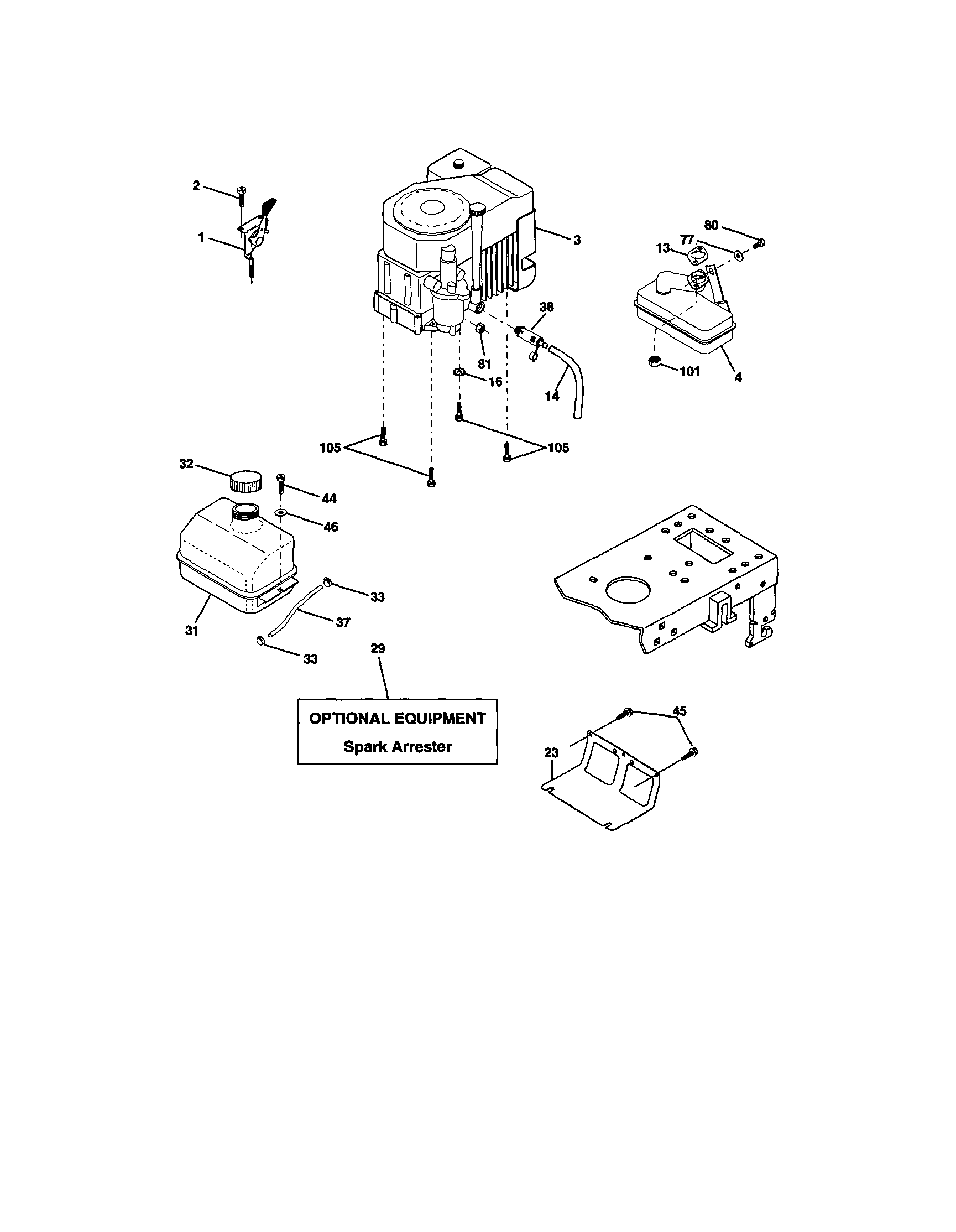 Craftsman 917272056 engine diagram