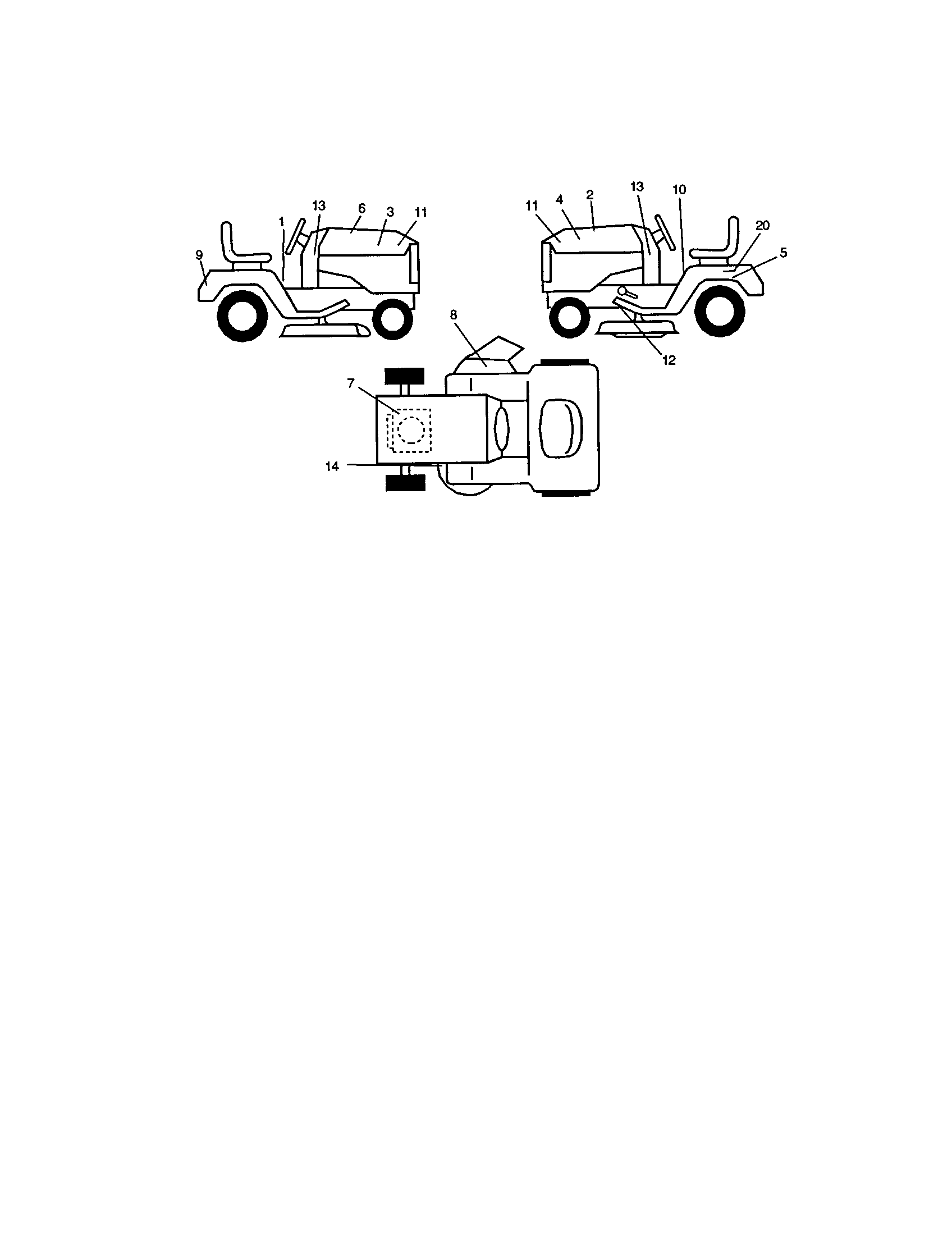 Craftsman 917272056 decals diagram