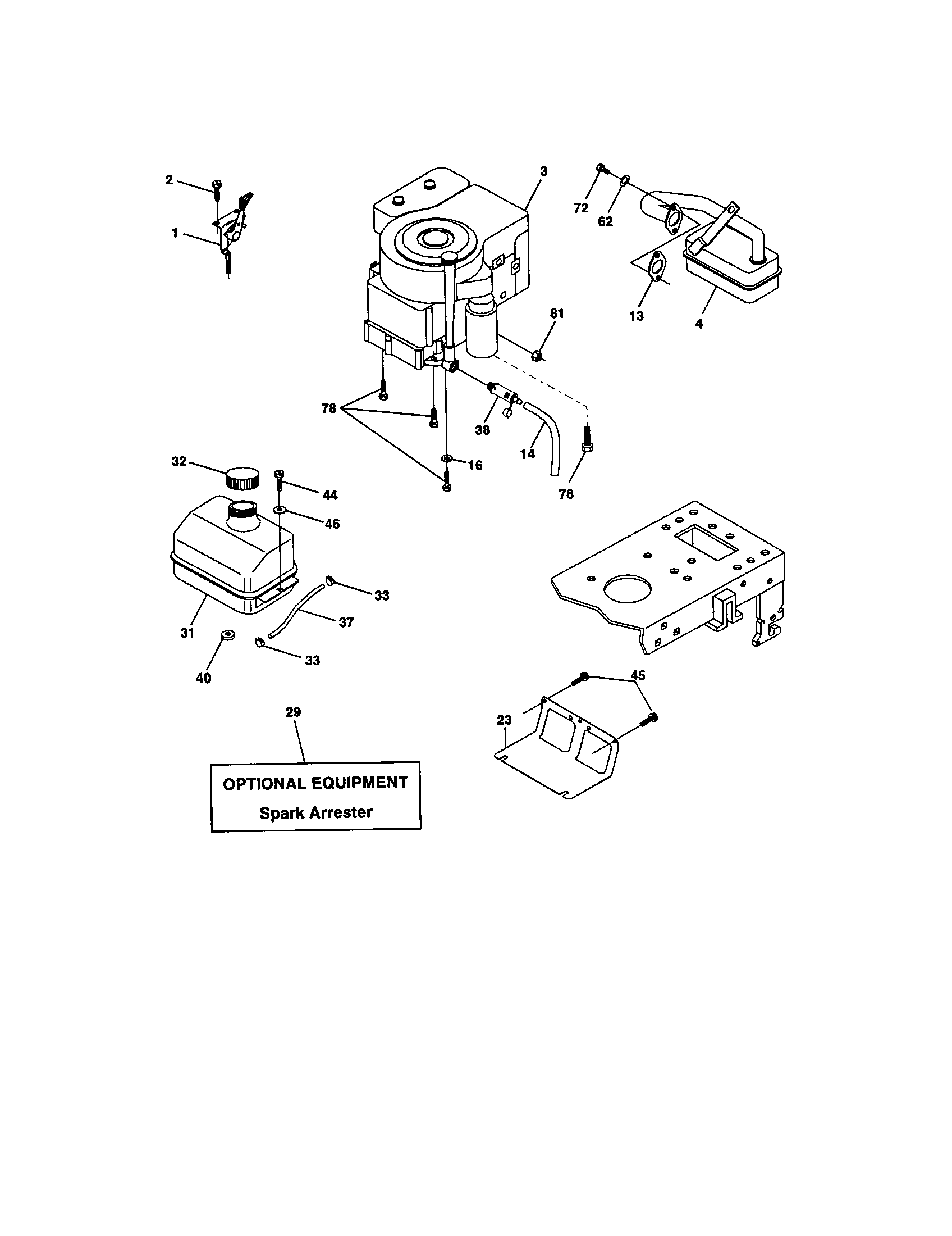 Craftsman 917271733 engine diagram