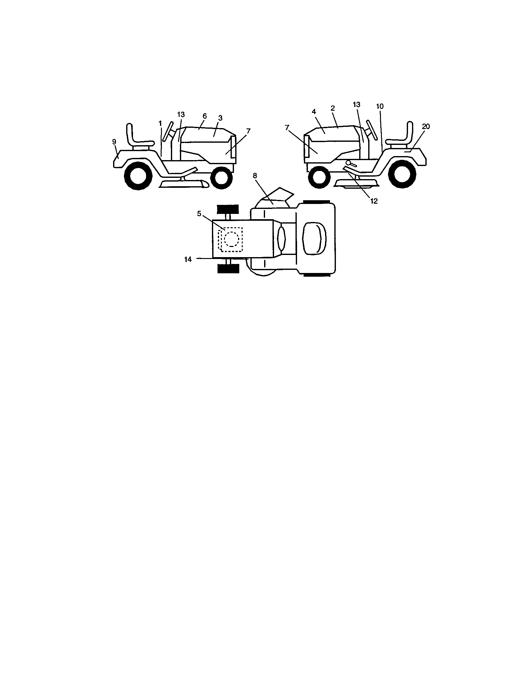 Craftsman 917271733 decals diagram