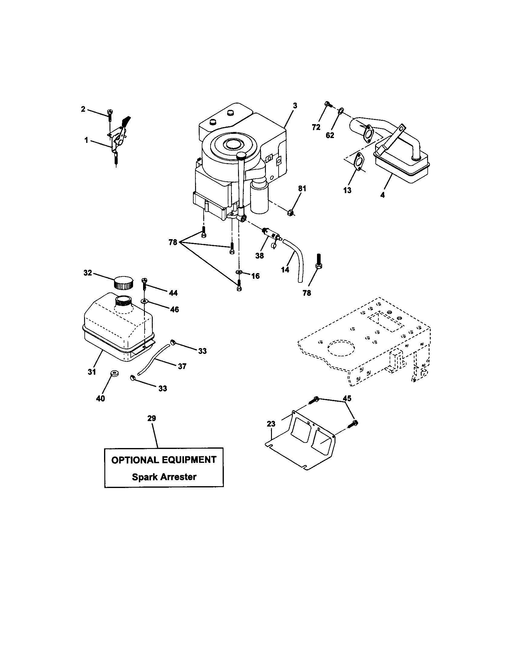 Craftsman 917271531 engine diagram