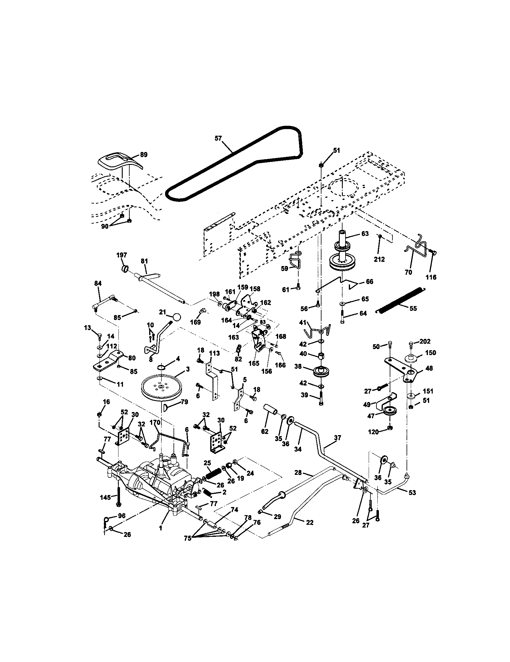 Craftsman 917272431 ground drive diagram