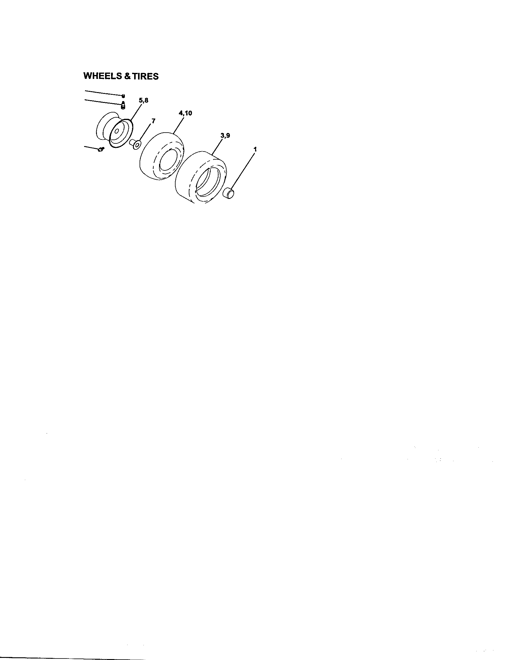 Craftsman 917272232 wheels and tires diagram