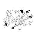 Craftsman 917388012 rotary lawn mower diagram