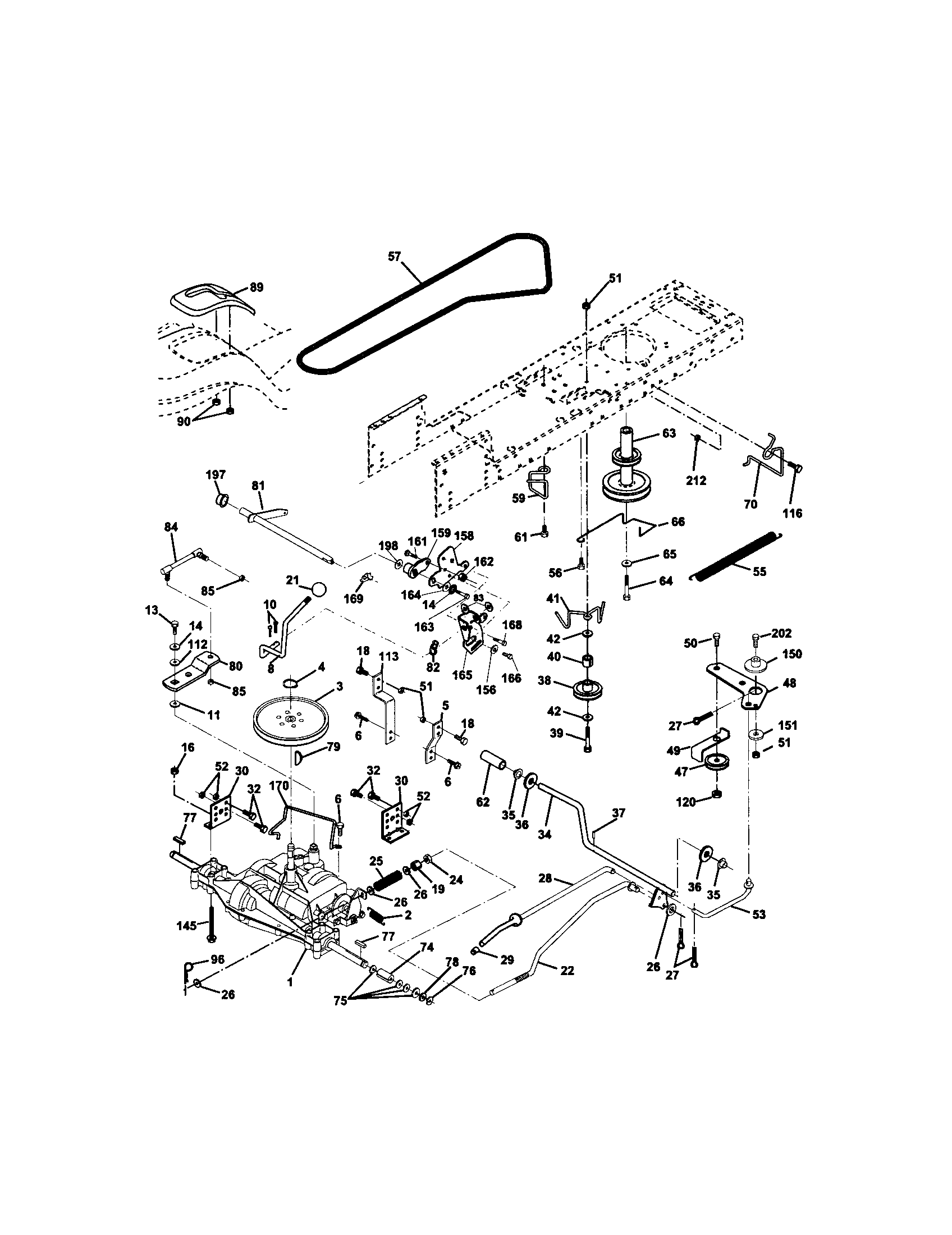 Craftsman 917272432 ground drive diagram