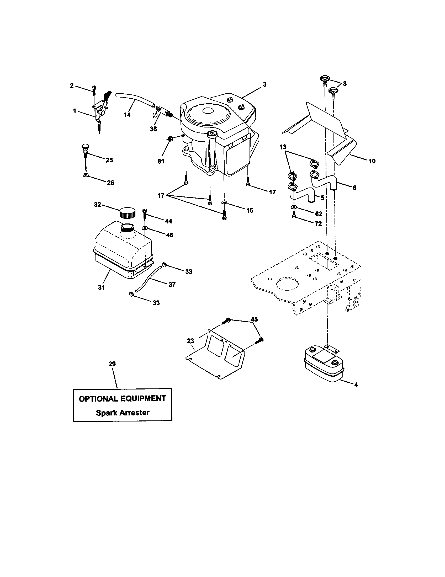 Craftsman 917272432 engine diagram