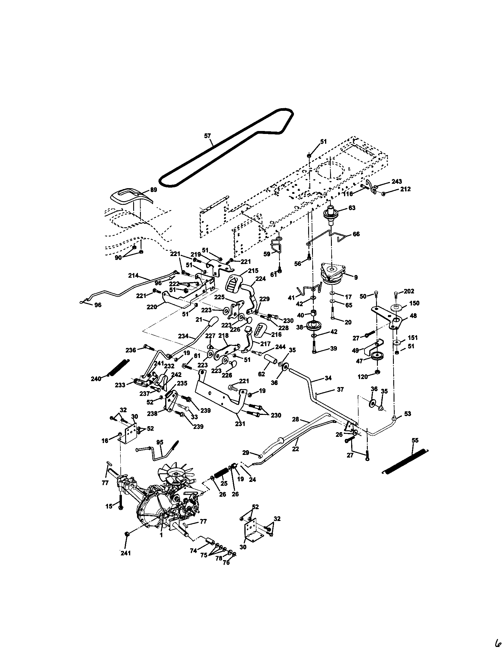 Craftsman 917272242 ground drive diagram