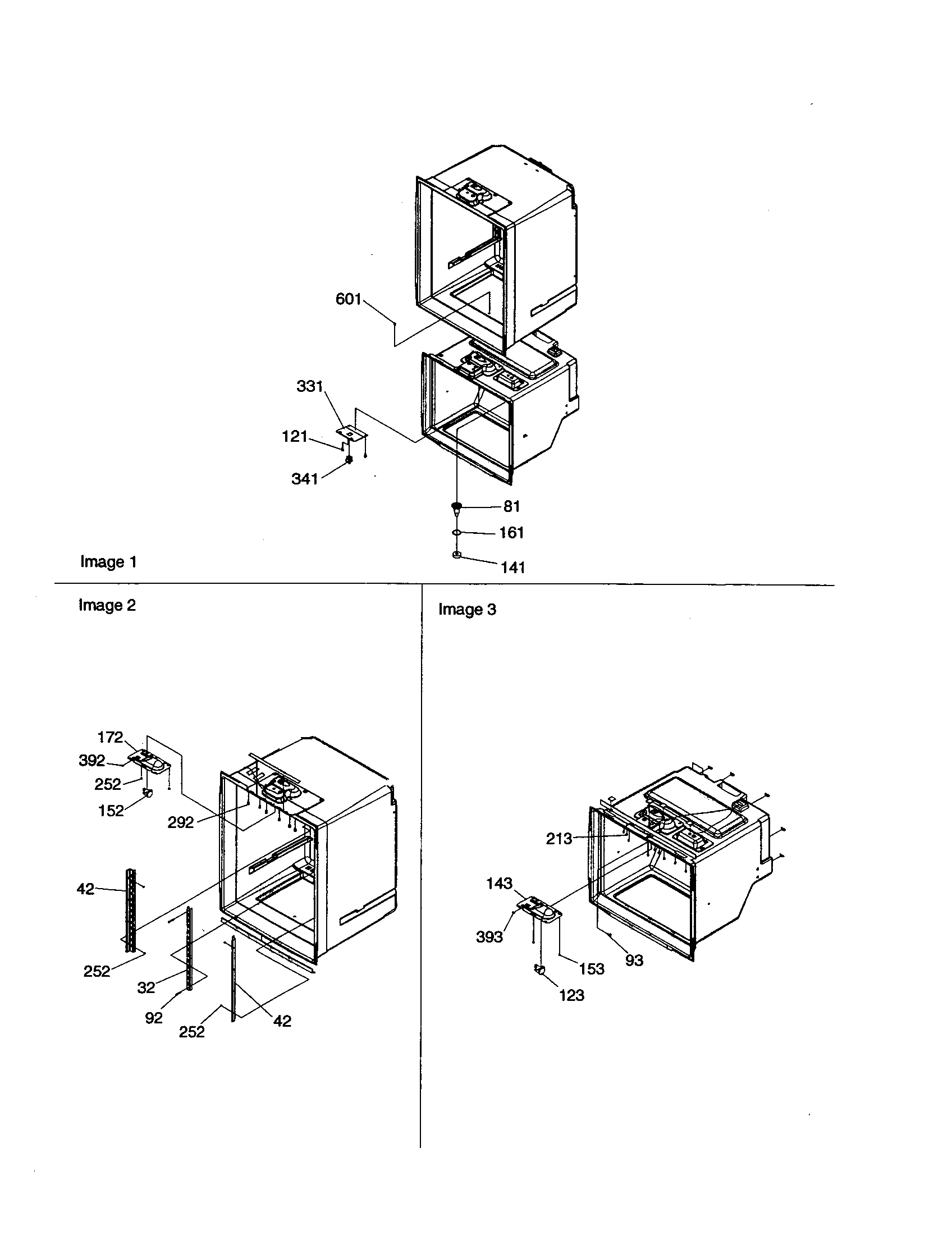 Amana BR18V1W-P1320707WW light switches/drain funnel diagram